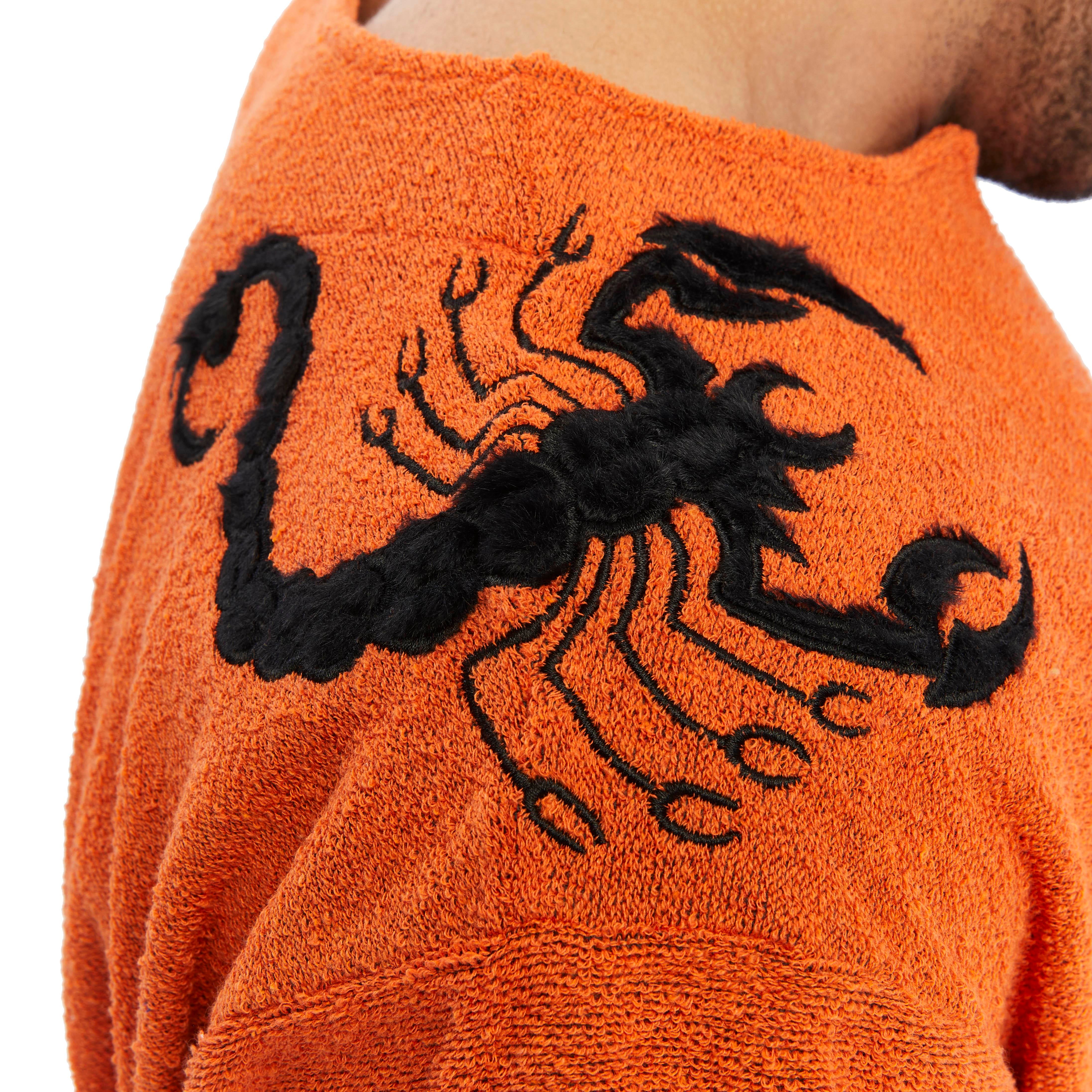 Men's Oversize Towel Textured Rag Top T-shirt