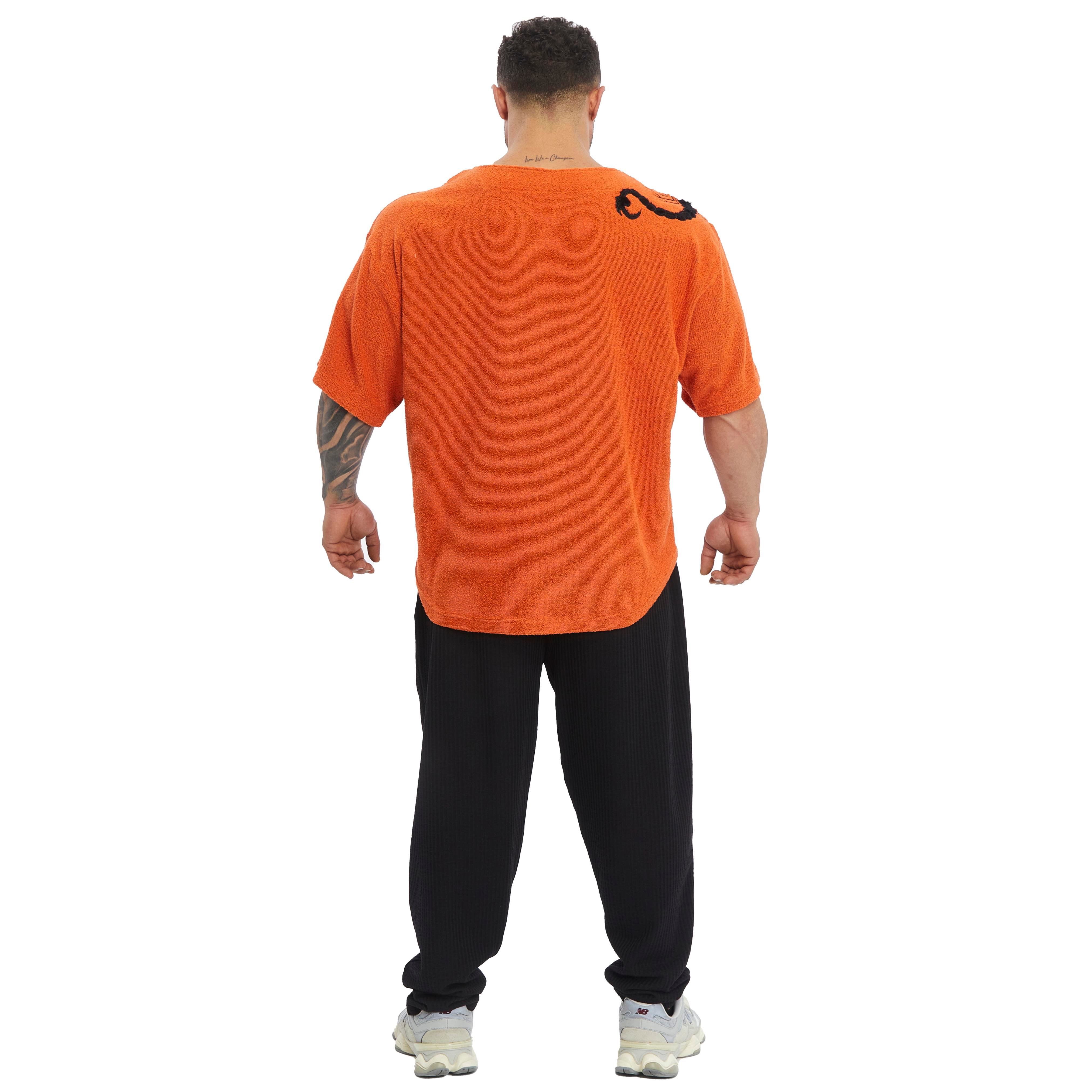 Men's Oversize Towel Textured Rag Top T-shirt