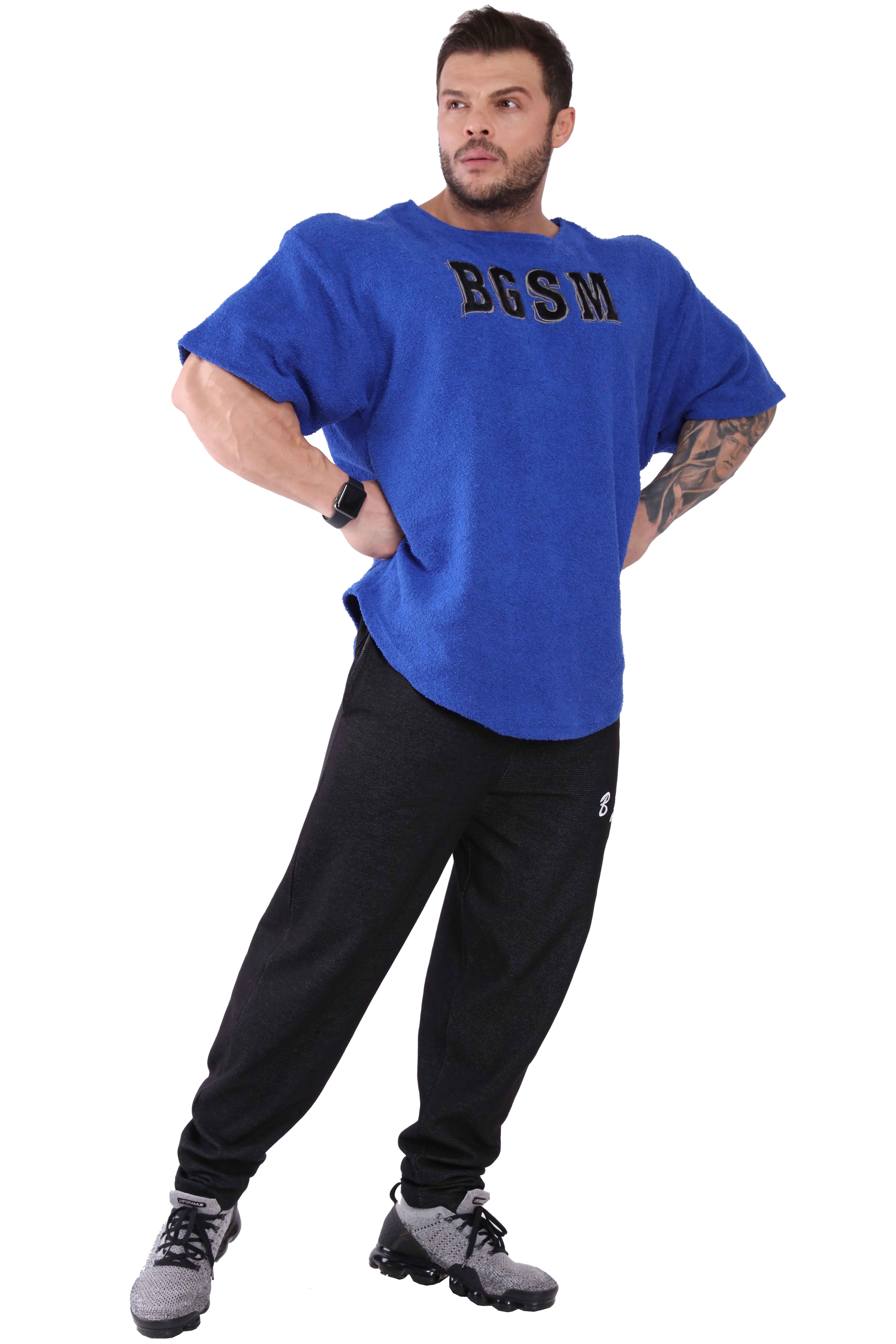 Men's Oversize Towel Textured Rag Top T-shirt