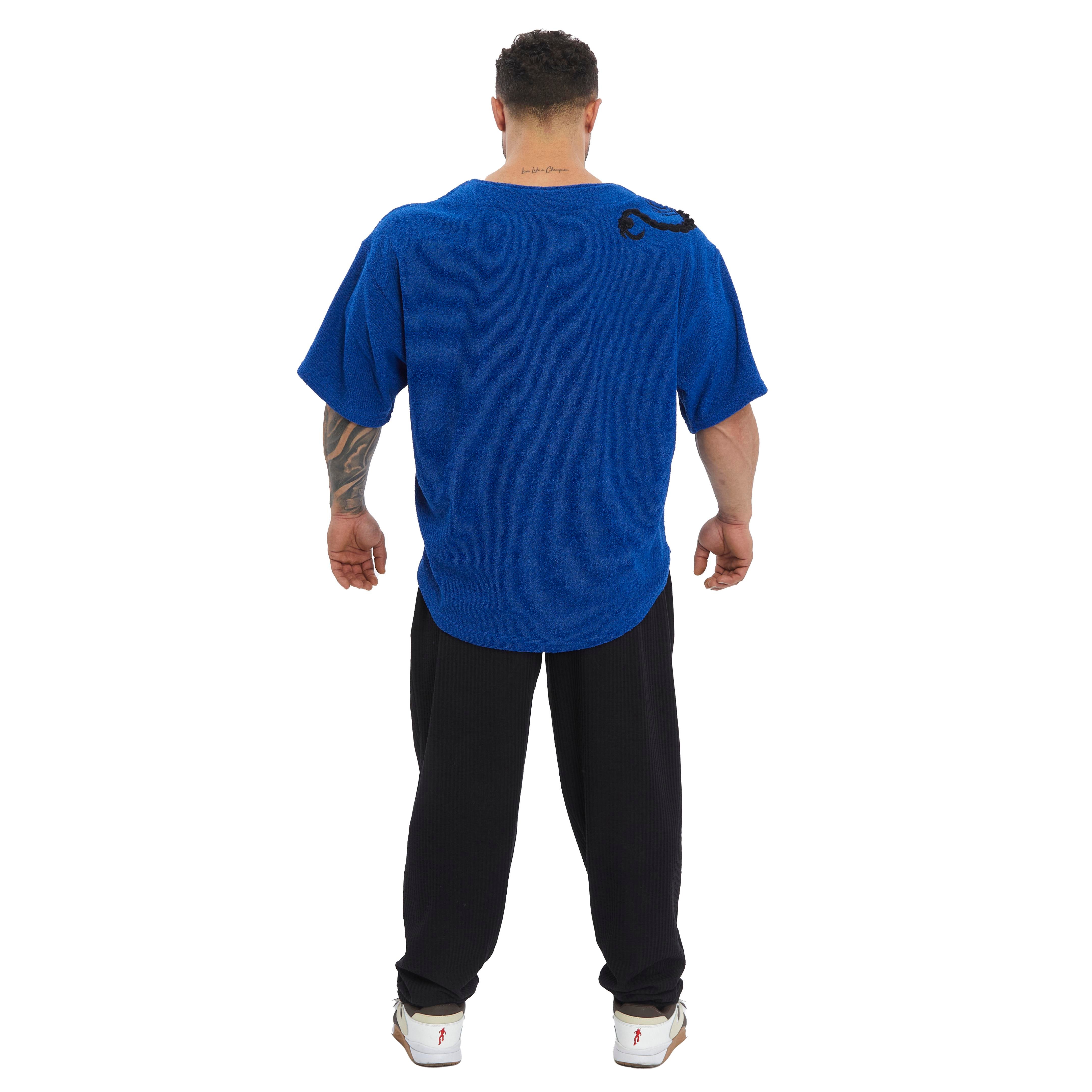Men's Oversize Towel Textured Rag Top T-shirt