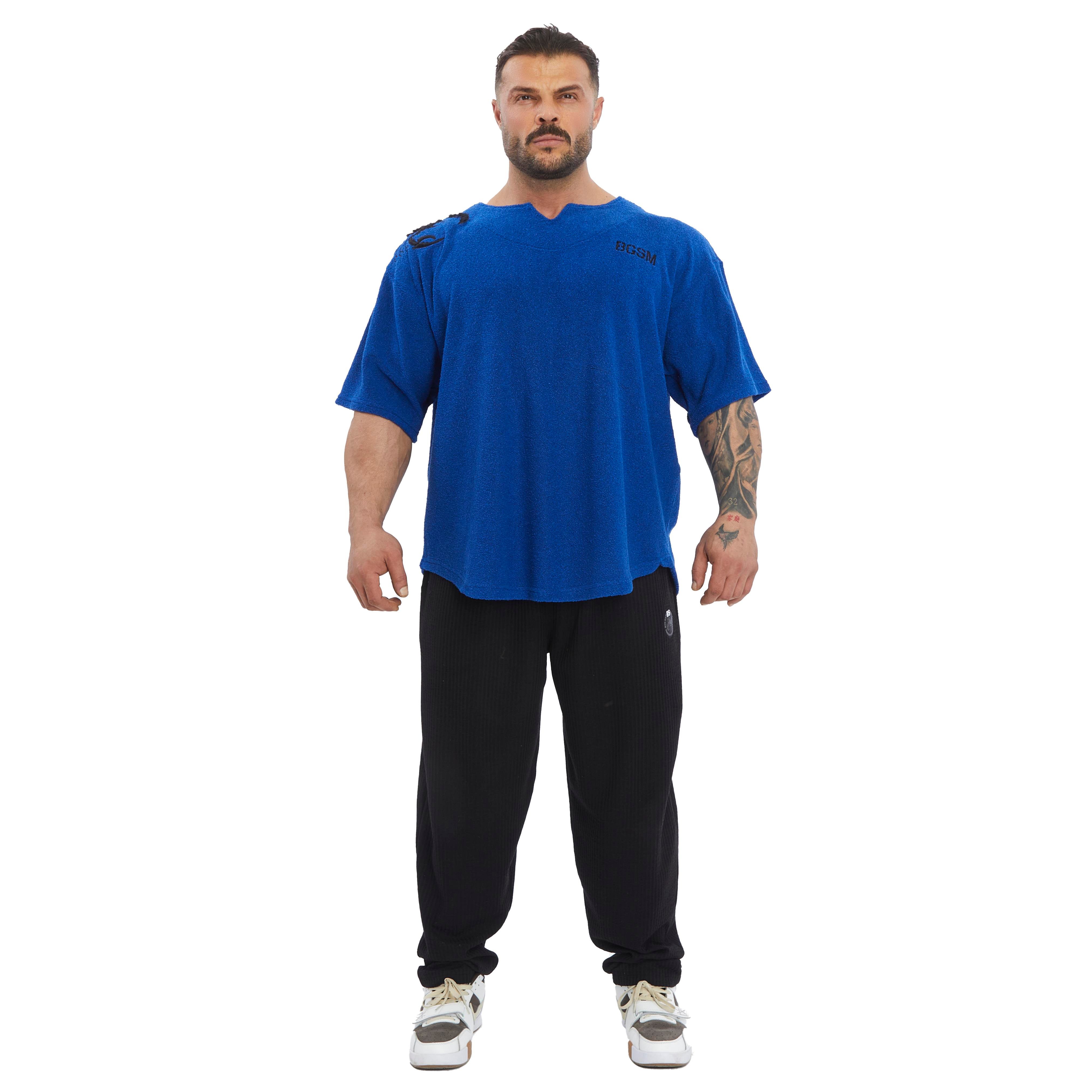 Men's Oversize Towel Textured Rag Top T-shirt