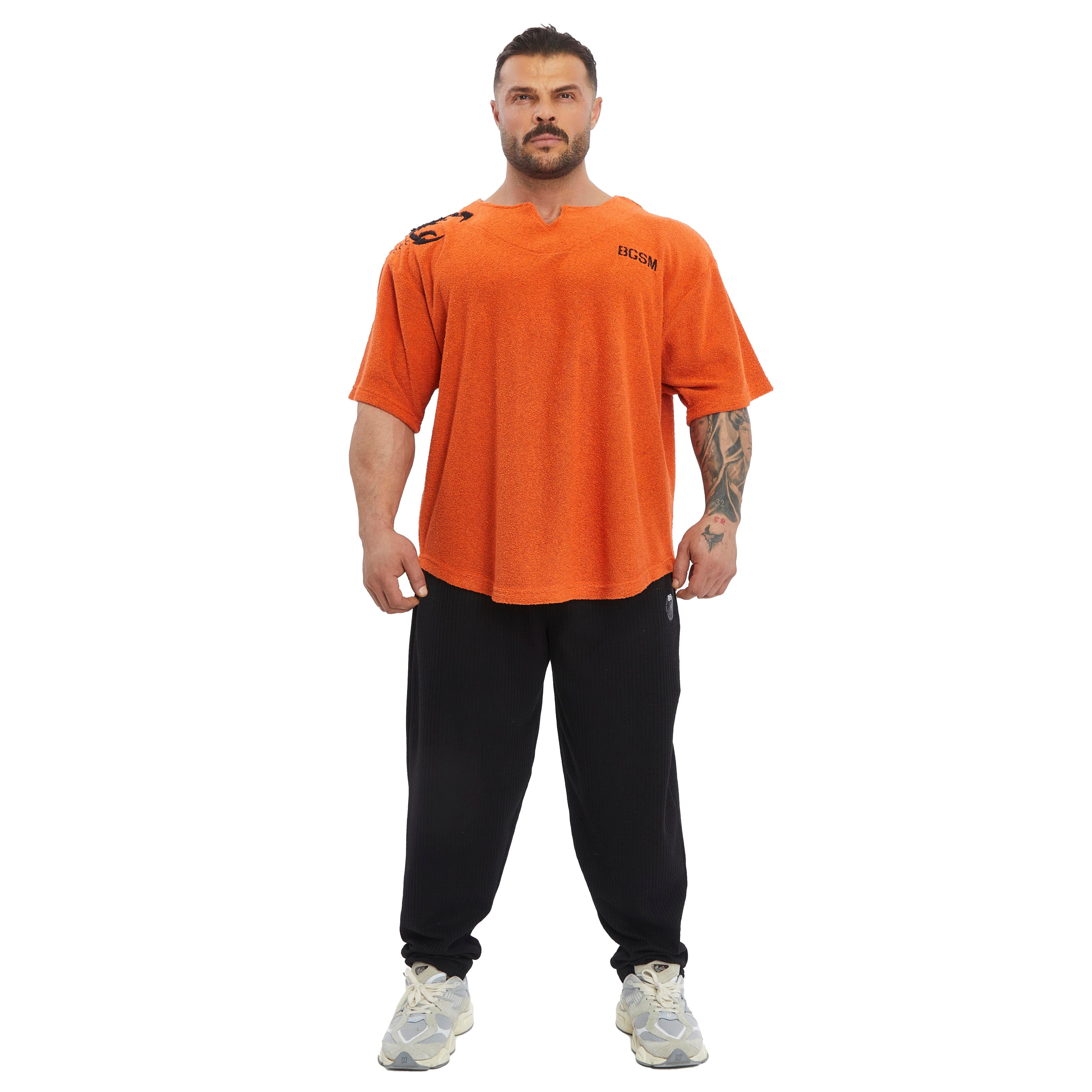 Men's Oversize Towel Textured Rag Top T-shirt