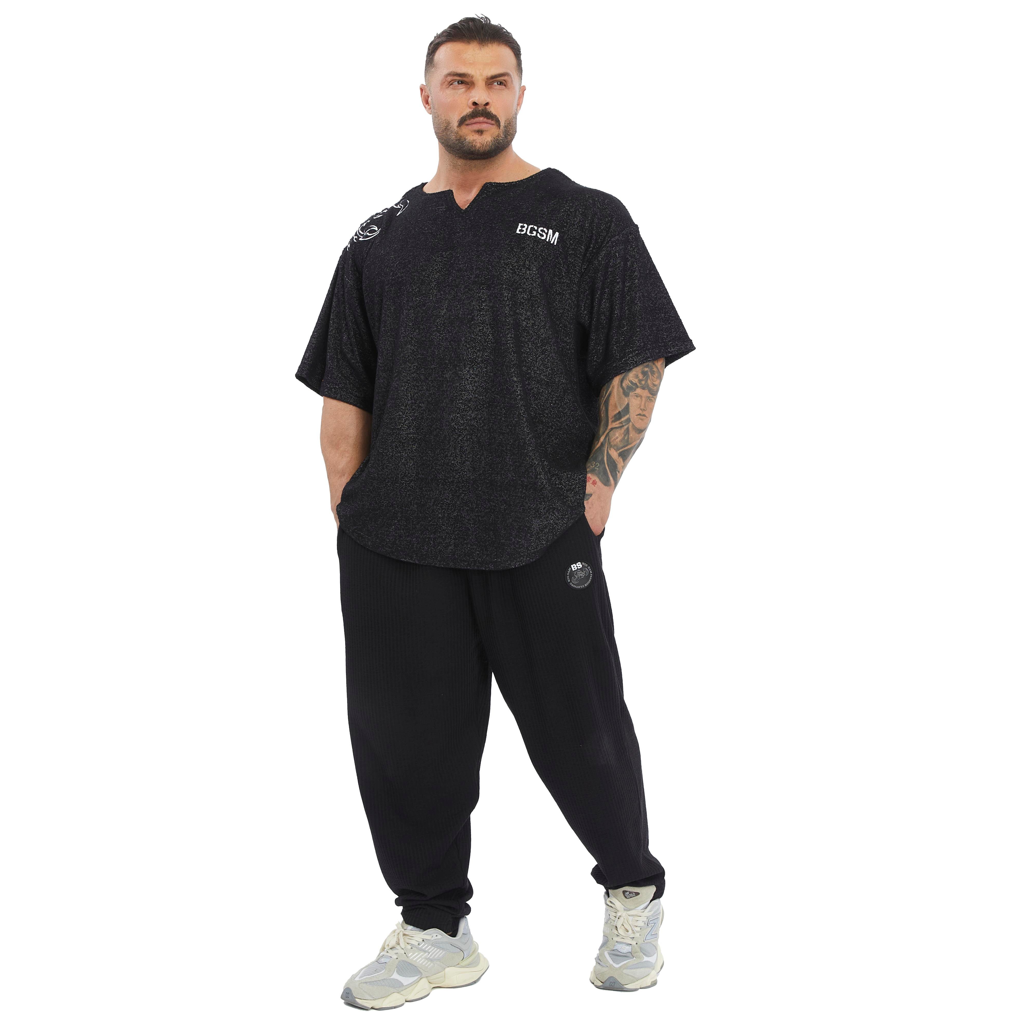 Men's Oversize Towel Textured Rag Top T-shirt