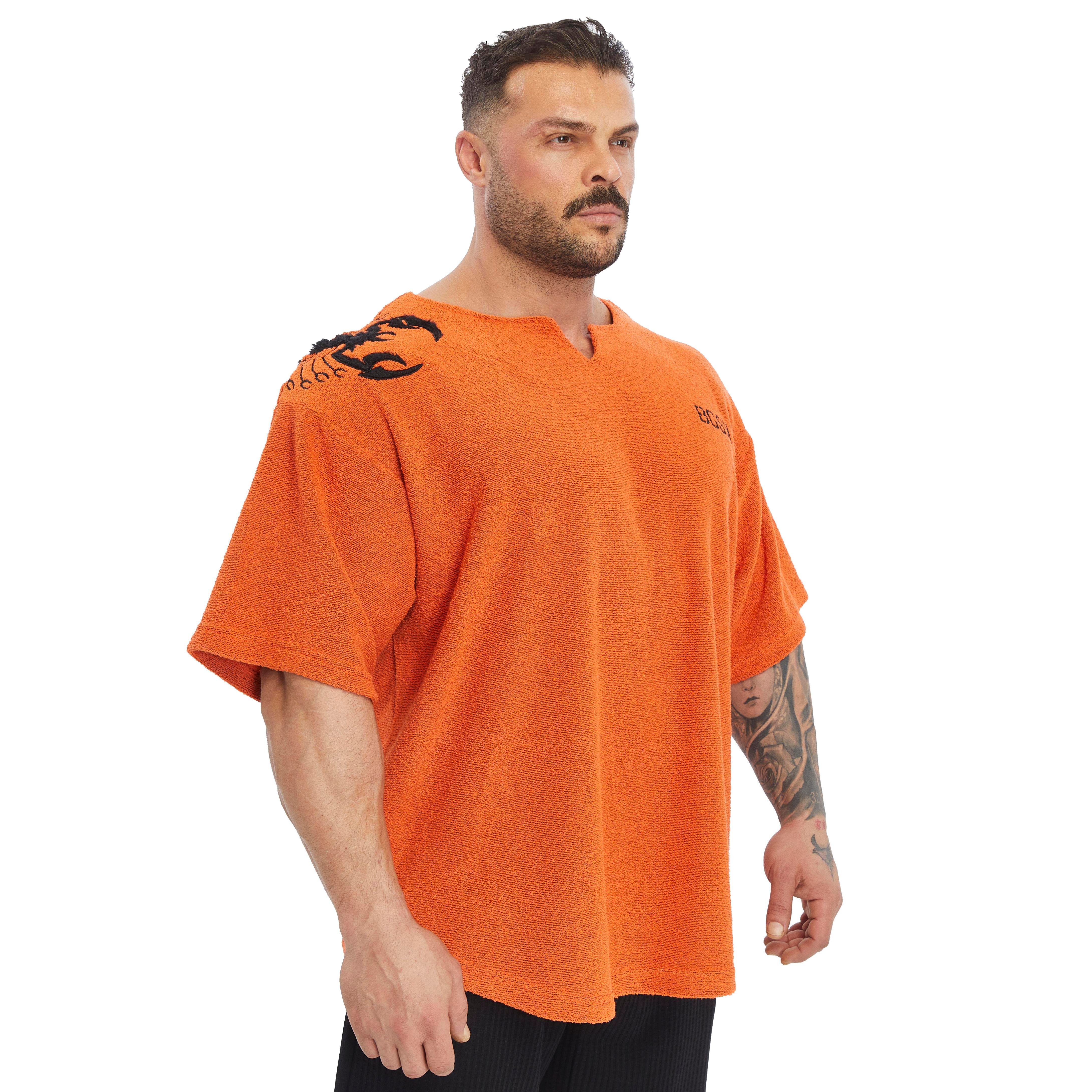 Men's Oversize Towel Textured Rag Top T-shirt