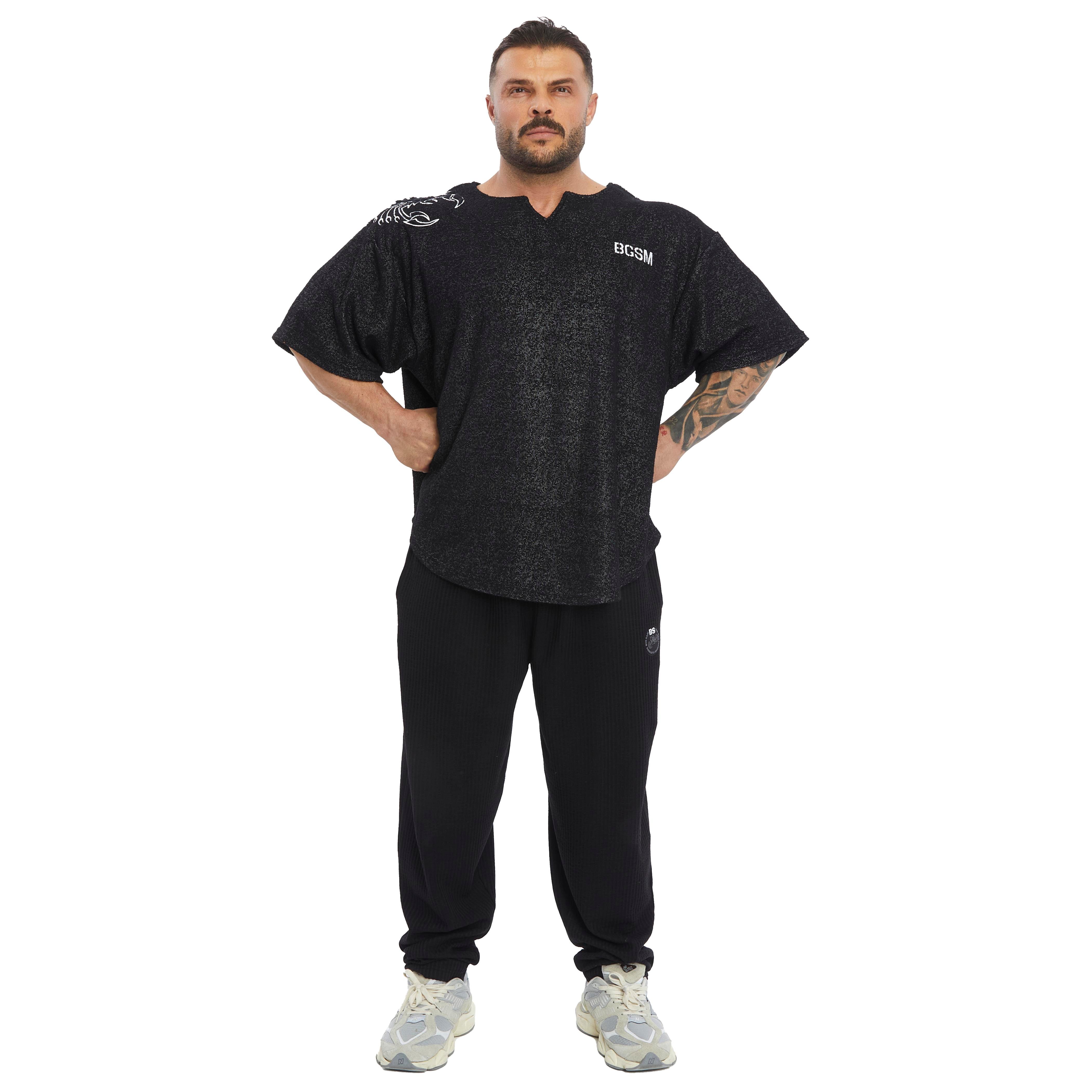Men's Oversize Towel Textured Rag Top T-shirt