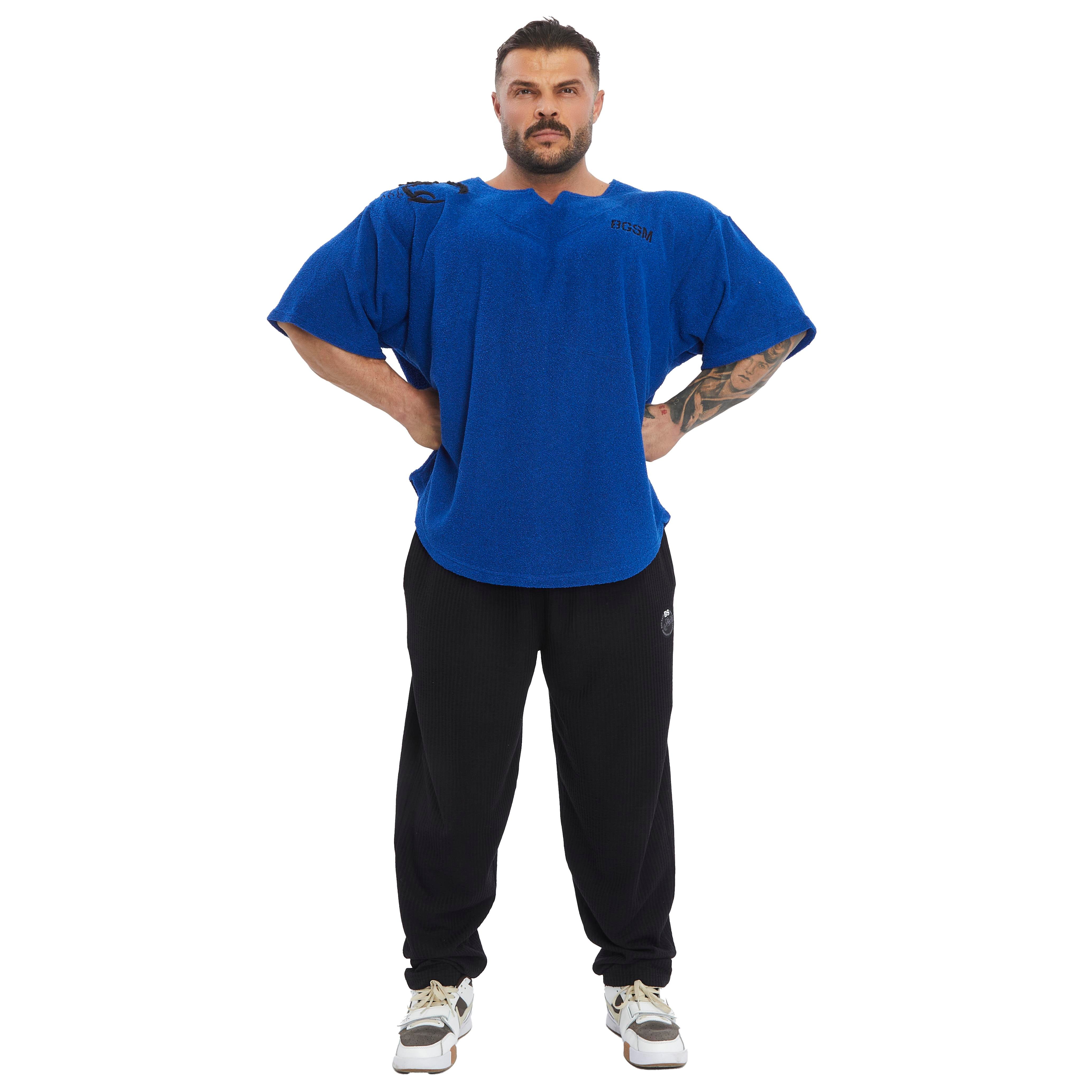 Men's Oversize Towel Textured Rag Top T-shirt