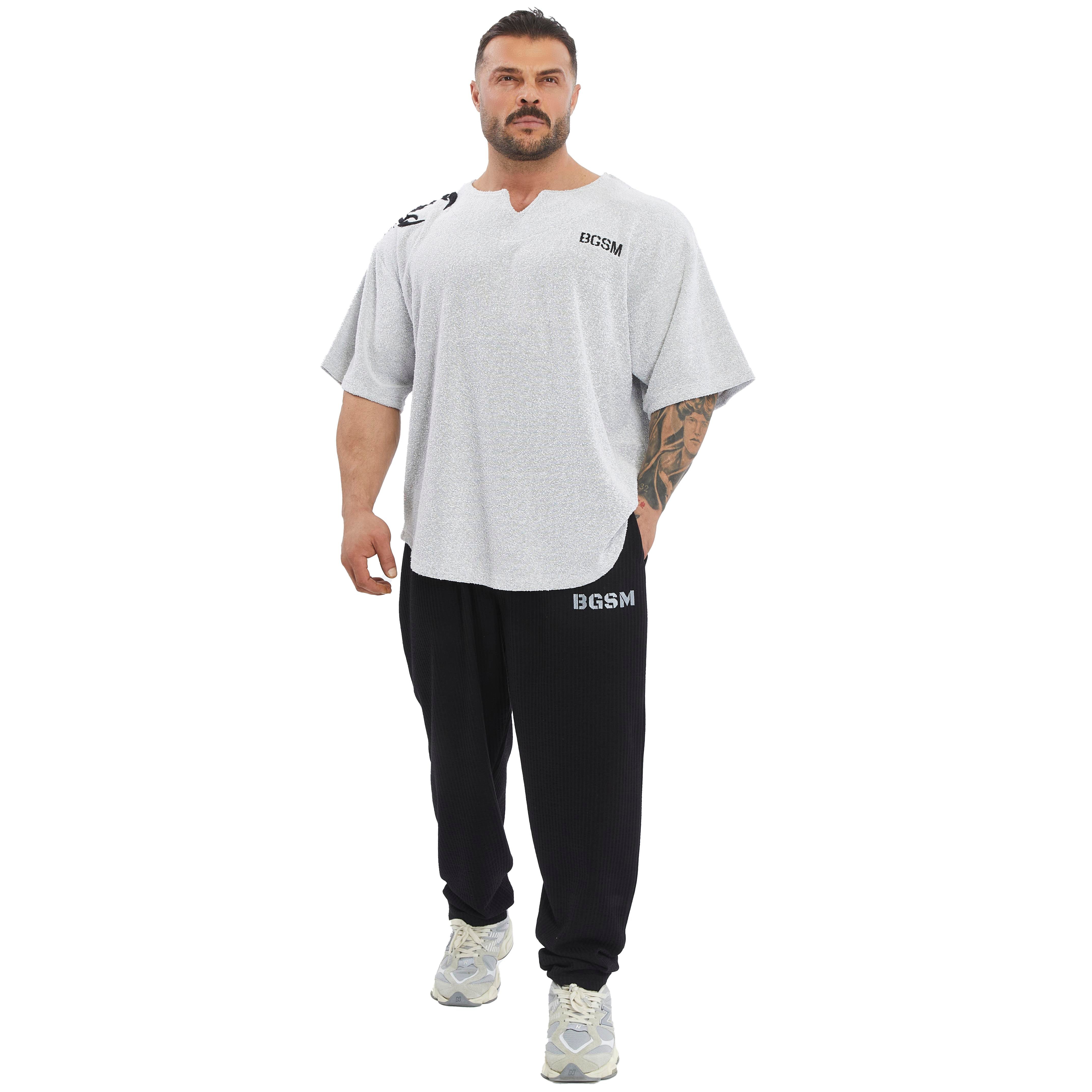 Men's Oversize Towel Textured Rag Top T-shirt