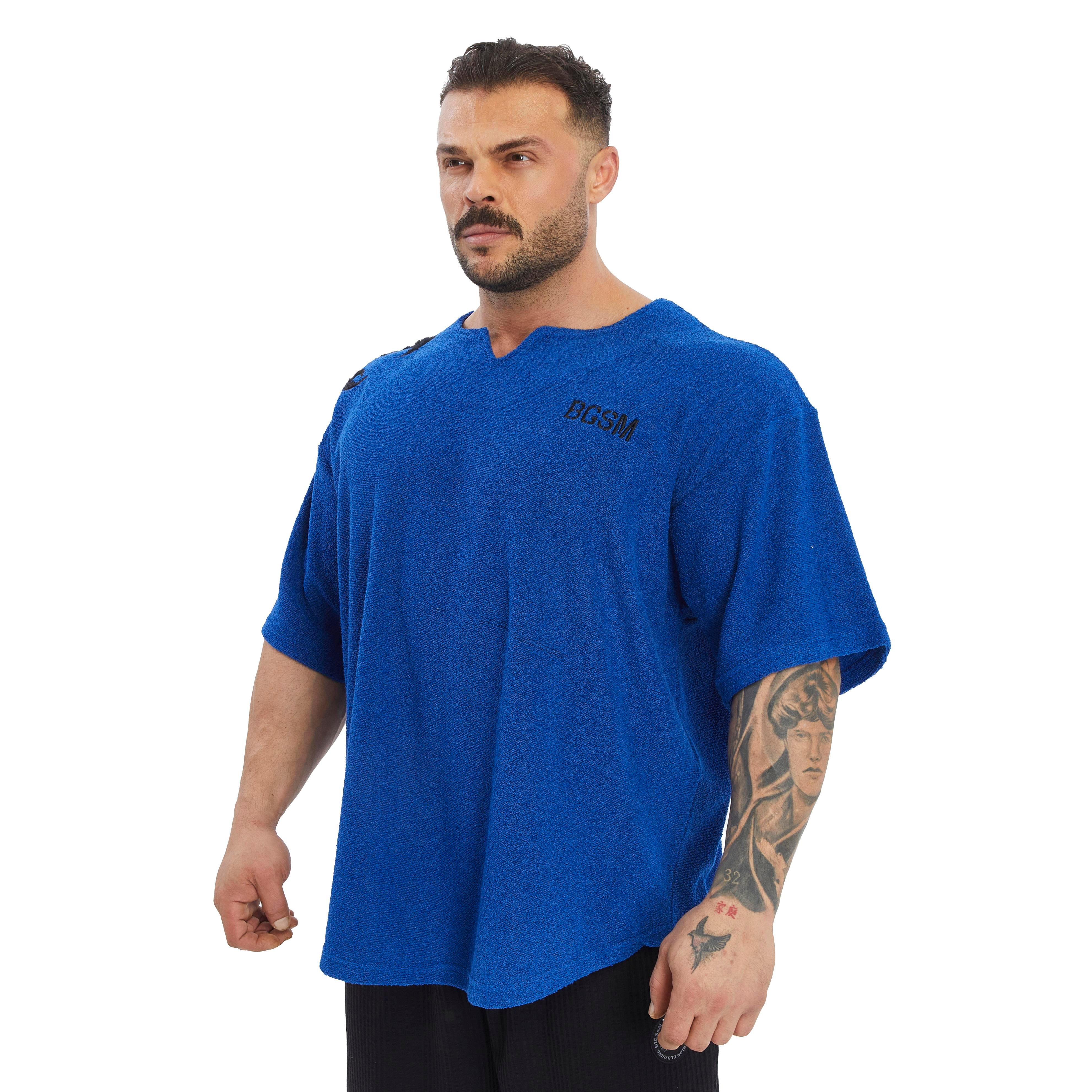 Men's Oversize Towel Textured Rag Top T-shirt