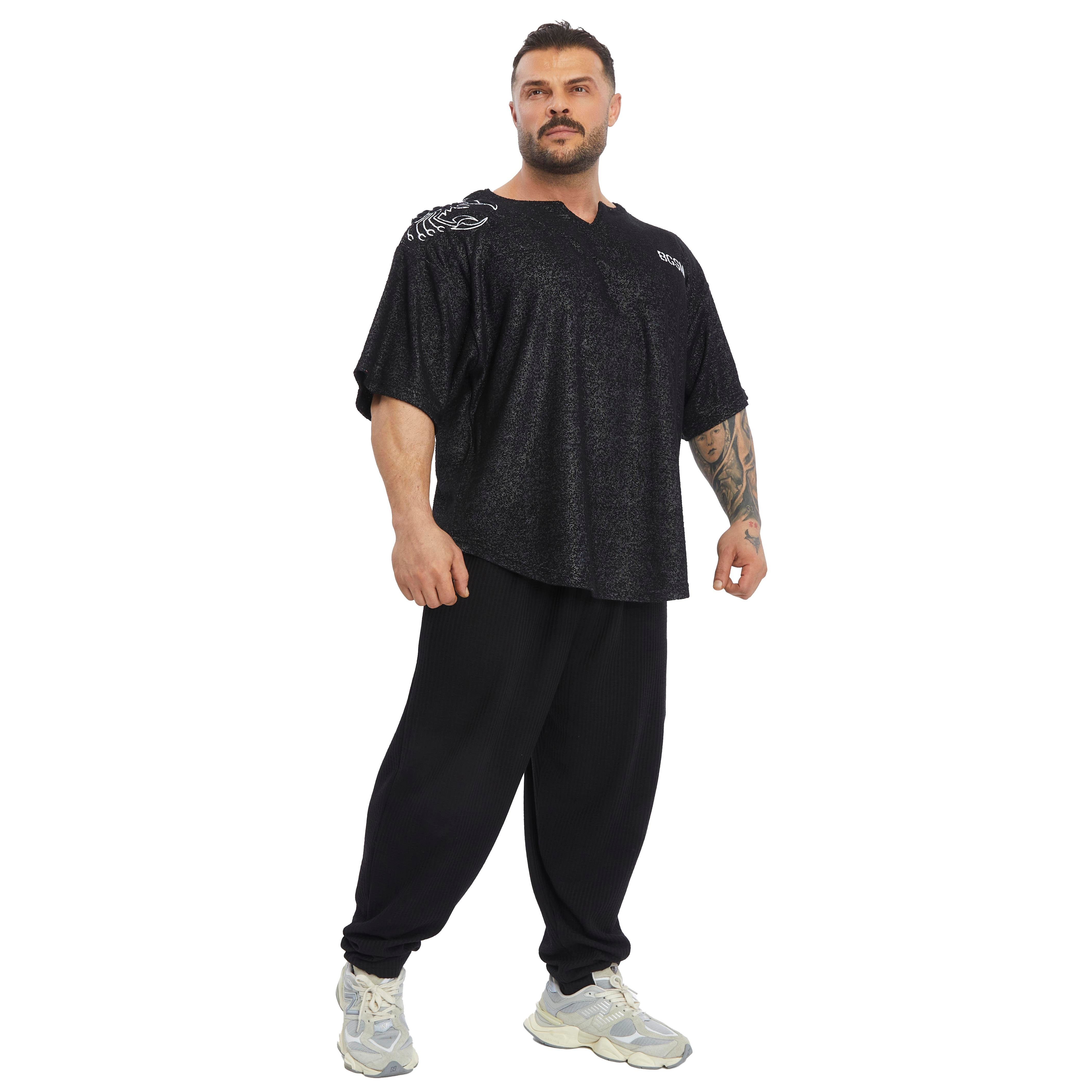 Men's Oversize Towel Textured Rag Top T-shirt