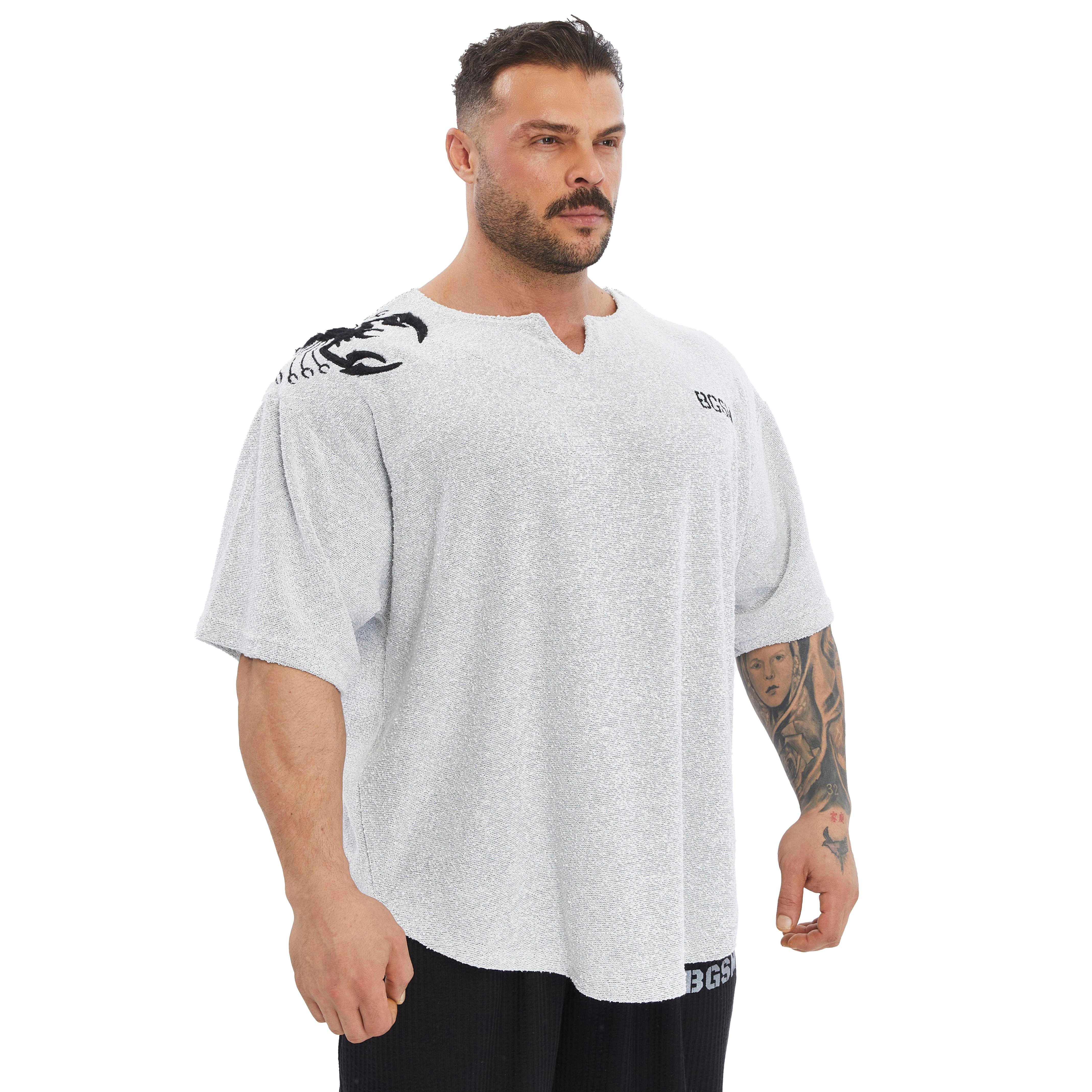 Men's Oversize Towel Textured Rag Top T-shirt