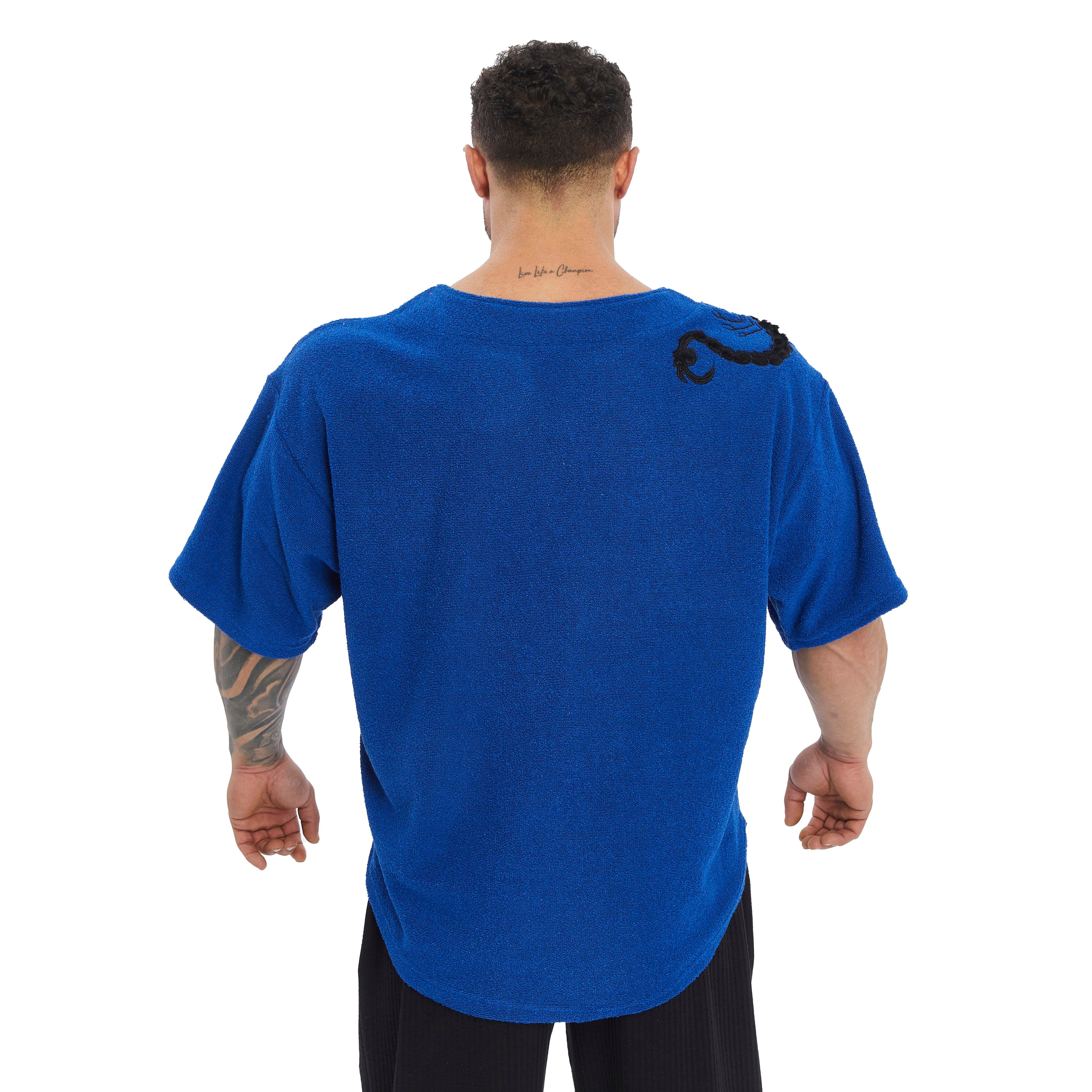 Men's Oversize Towel Textured Rag Top T-shirt