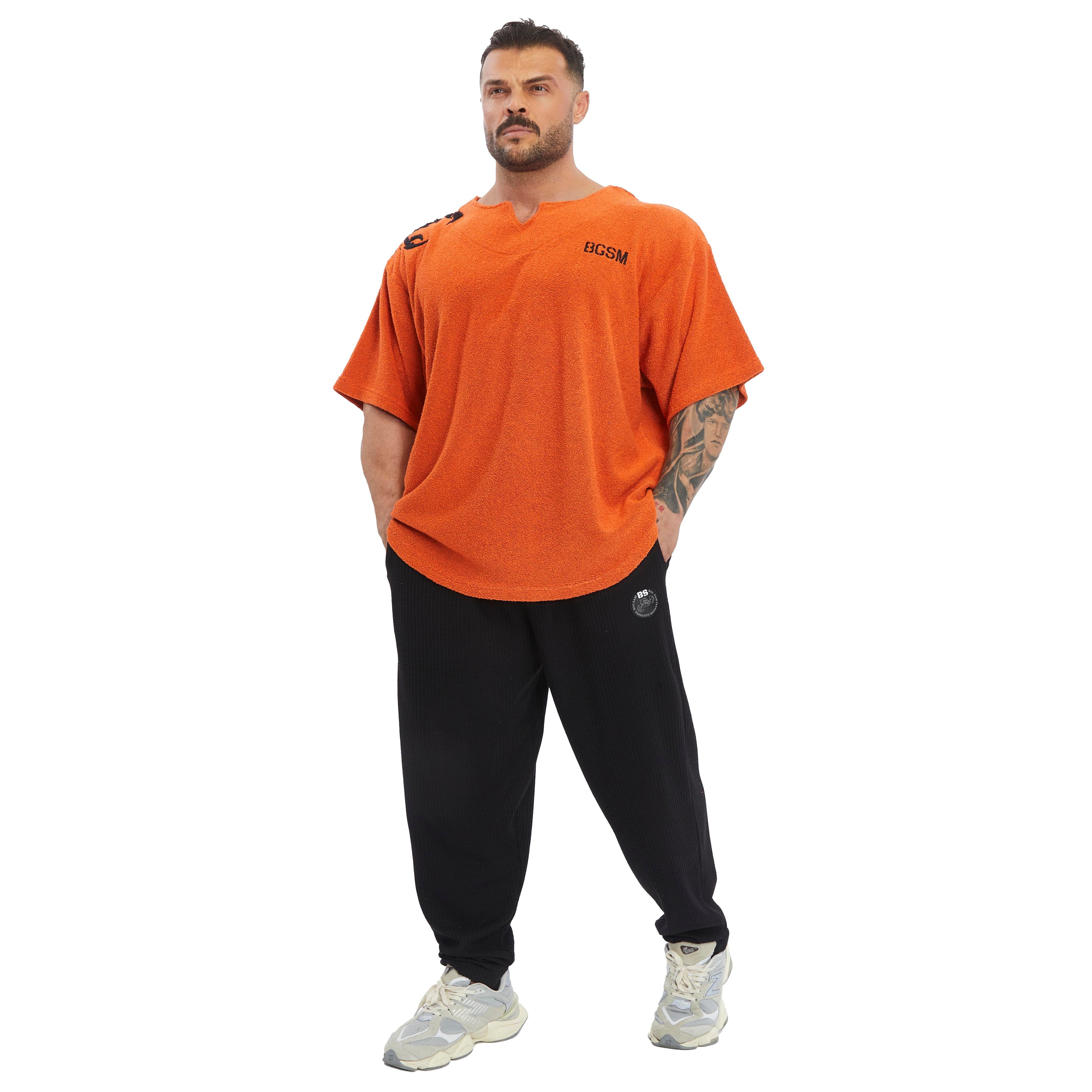 Men's Oversize Towel Textured Rag Top T-shirt