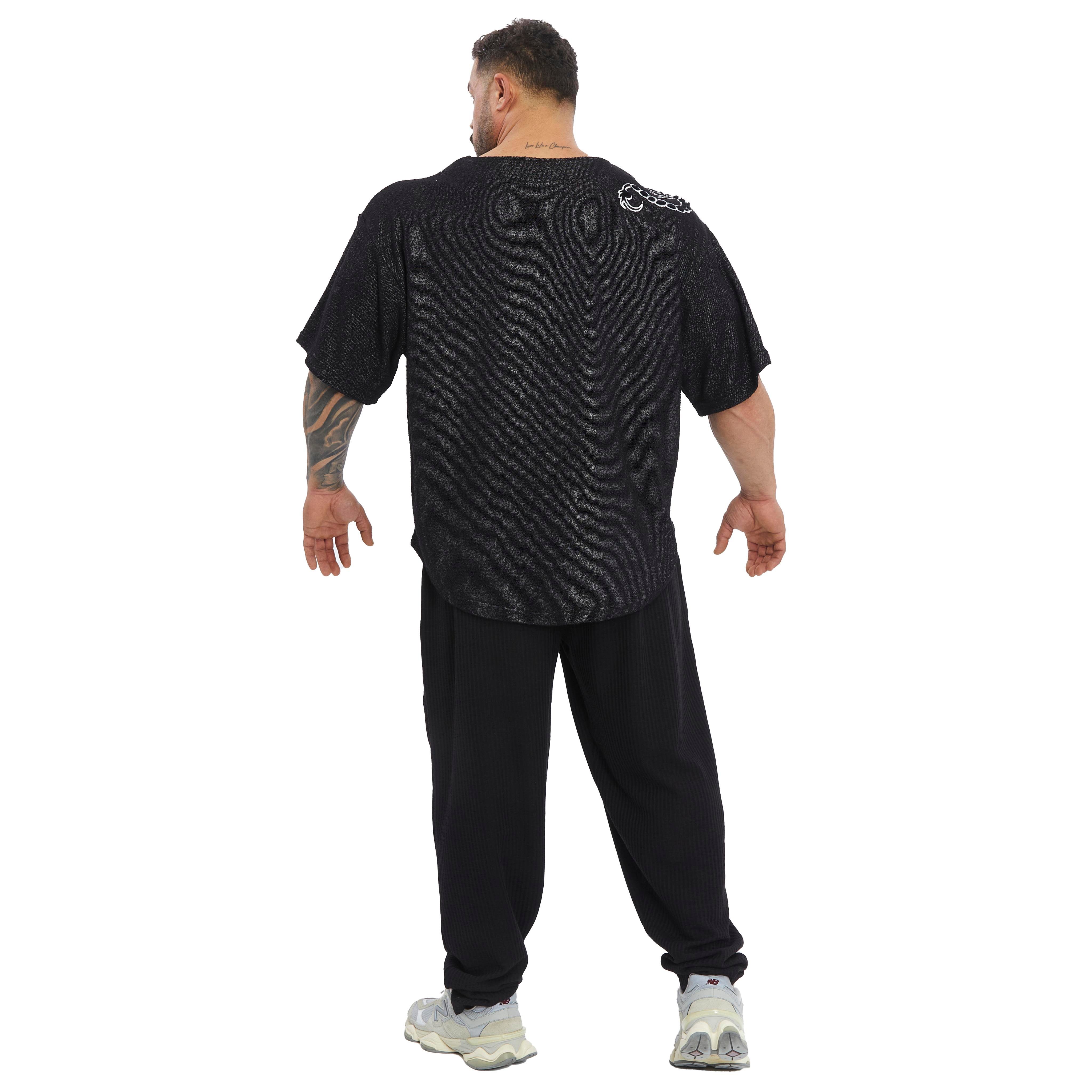 Men's Oversize Towel Textured Rag Top T-shirt