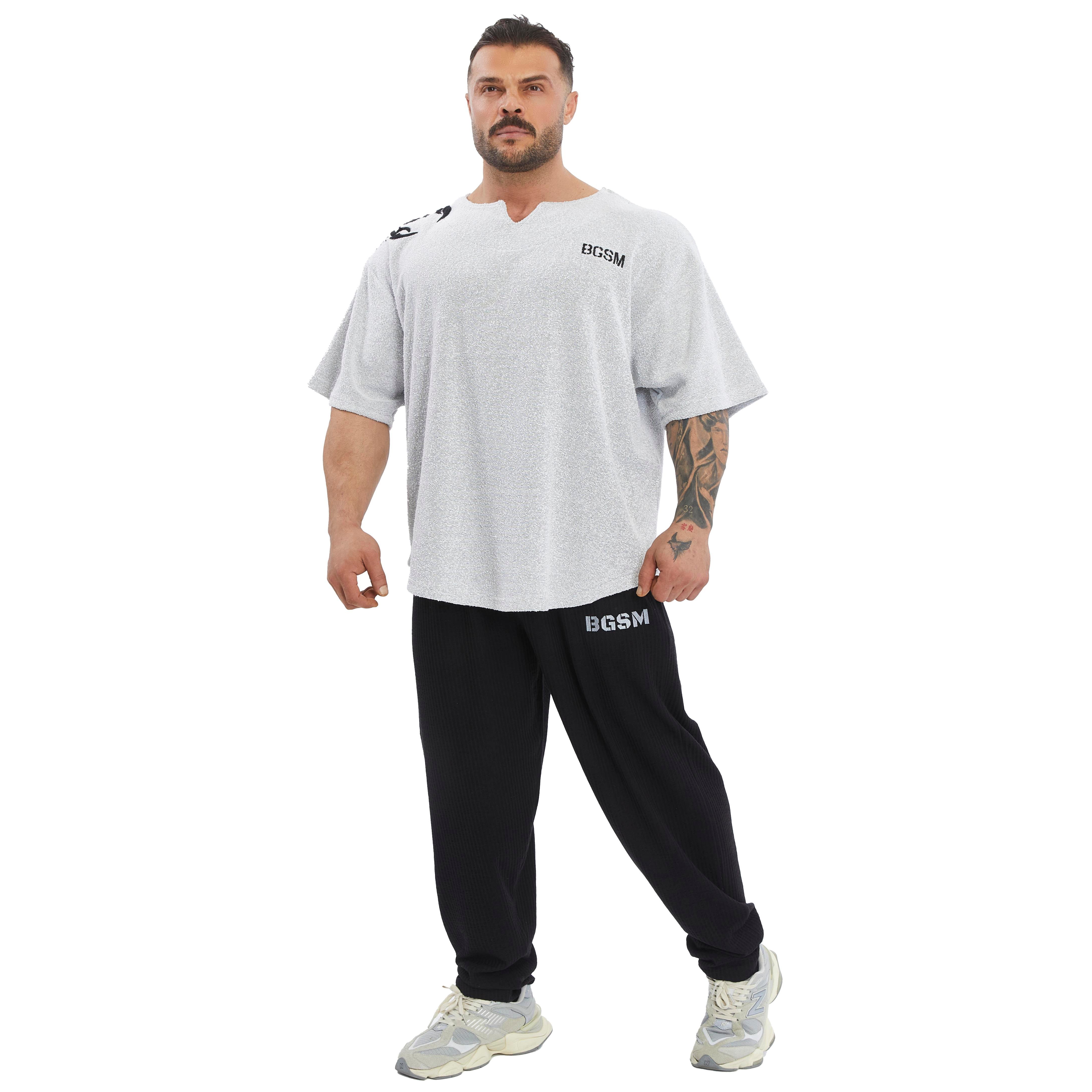 Men's Oversize Towel Textured Rag Top T-shirt