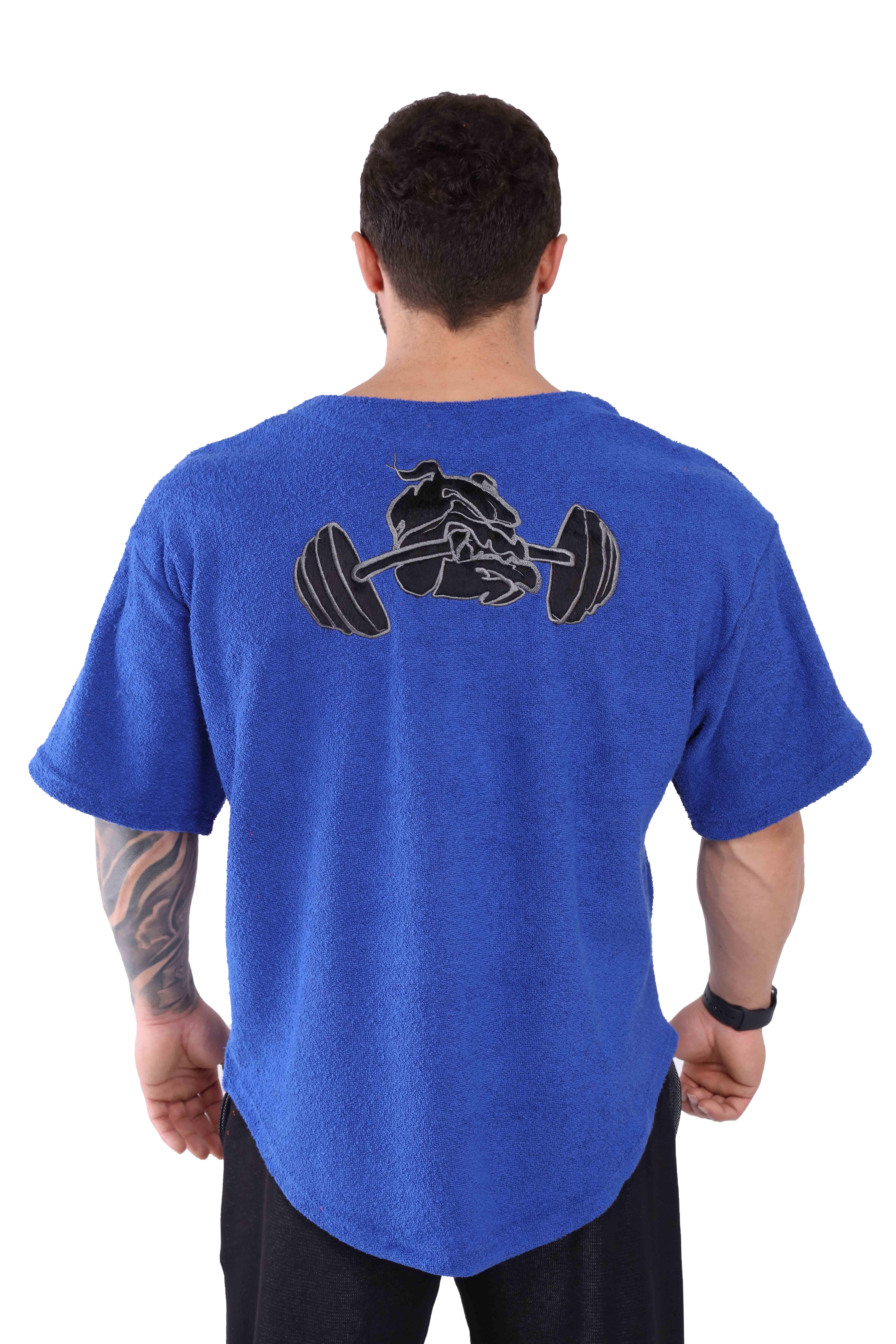 Men's Oversize Towel Textured Rag Top T-shirt
