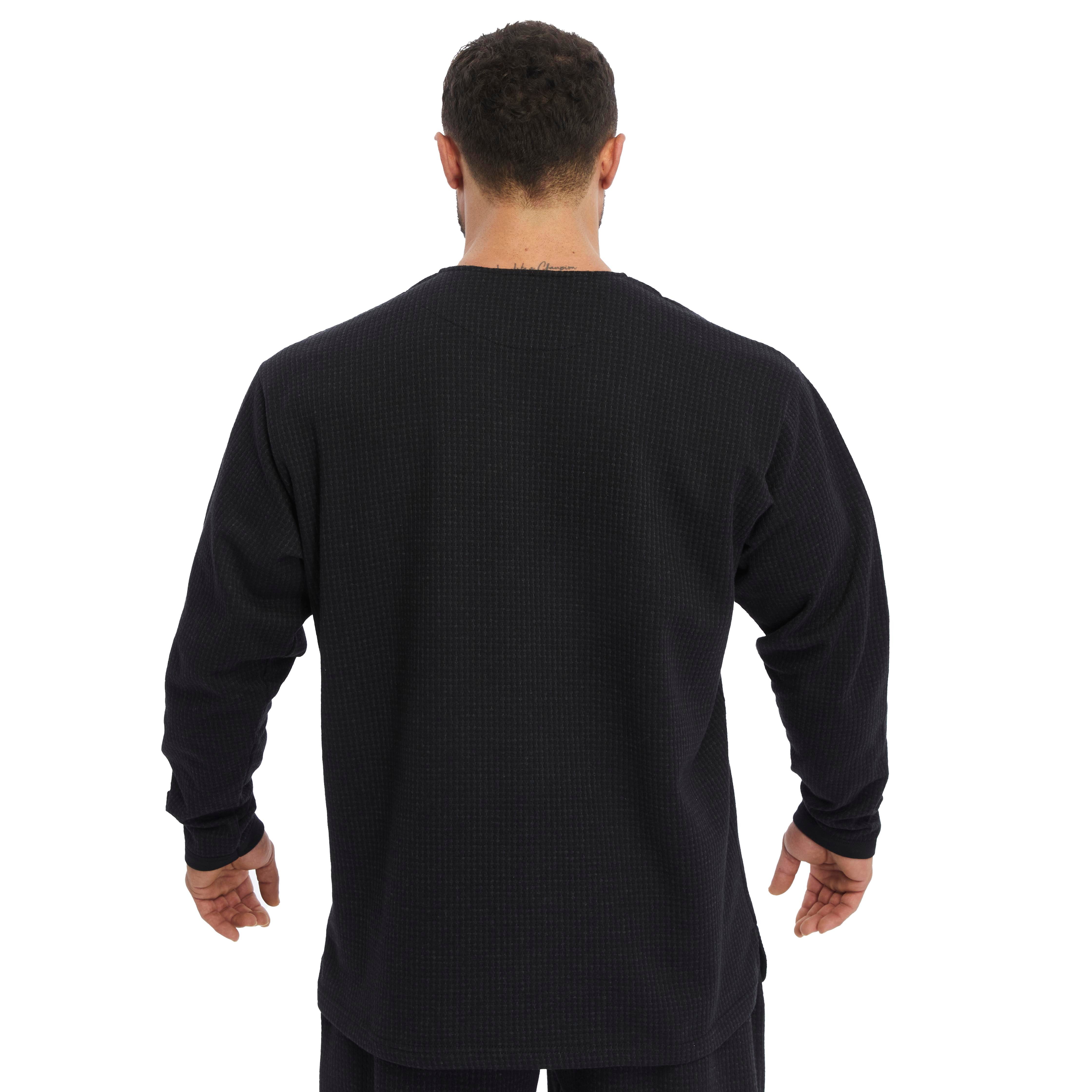 Men's Oversize Winter Lace Up Sweatshirt