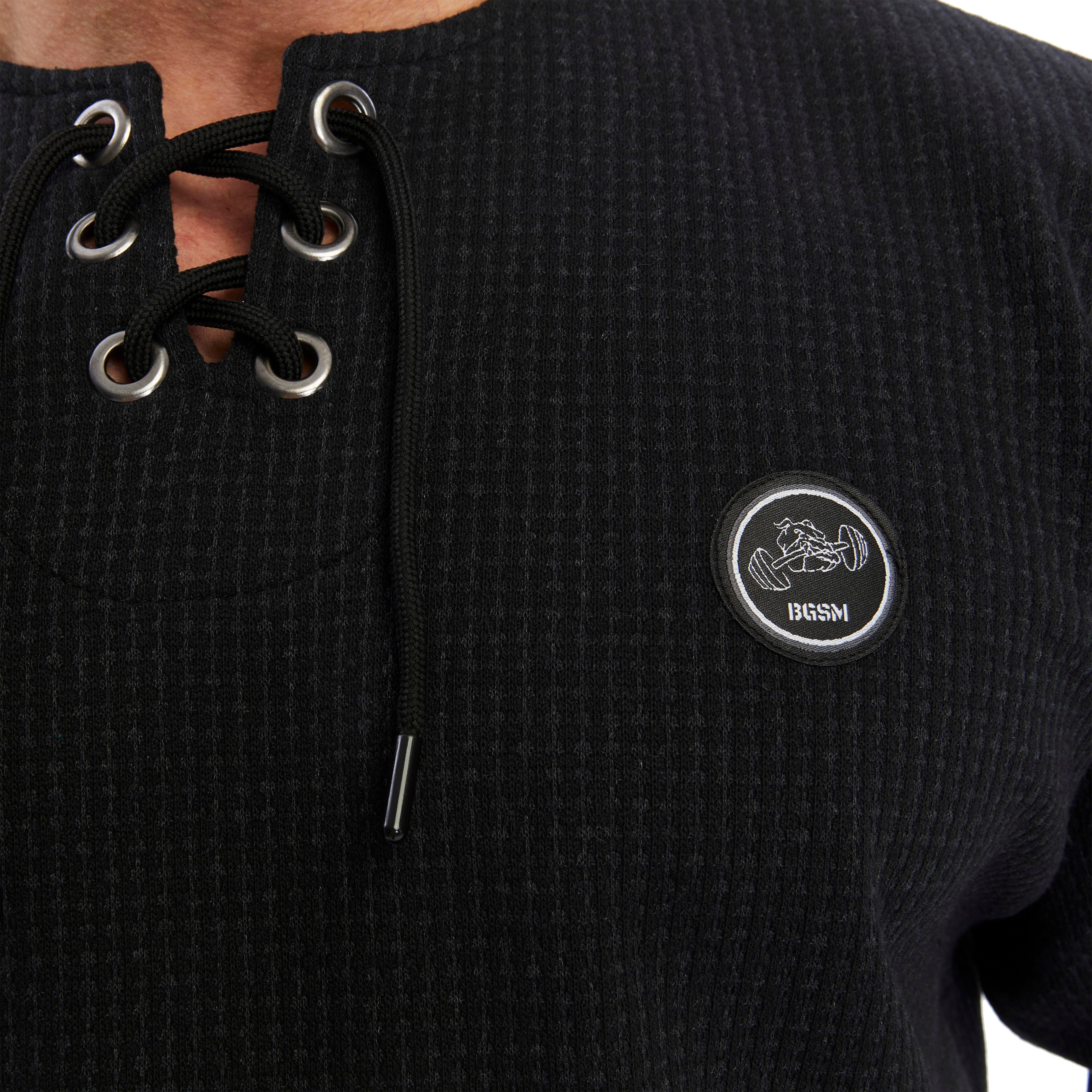 Men's Oversize Winter Lace Up Sweatshirt