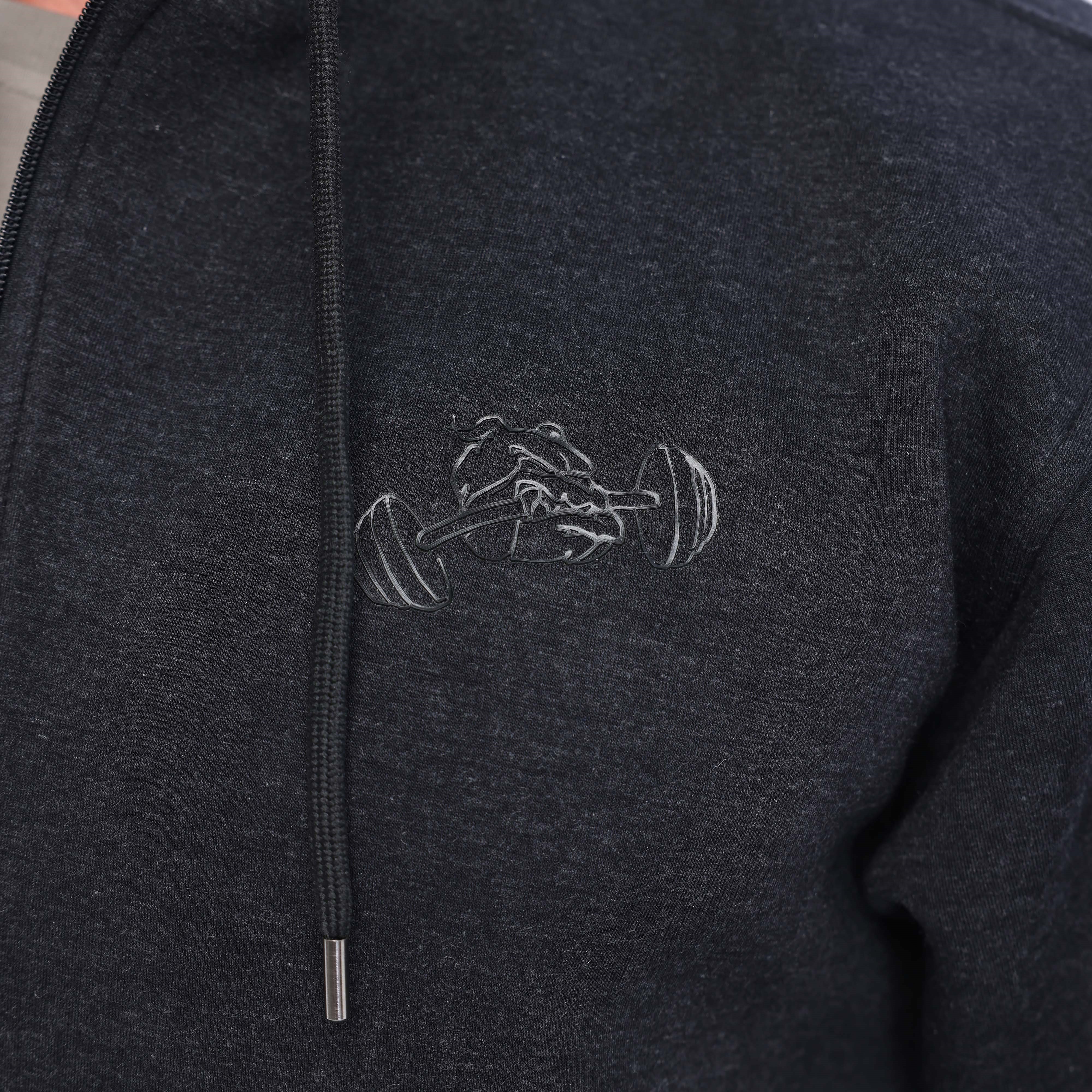 Men's Oversized Hooded Scuba Fabric Sports Jacket