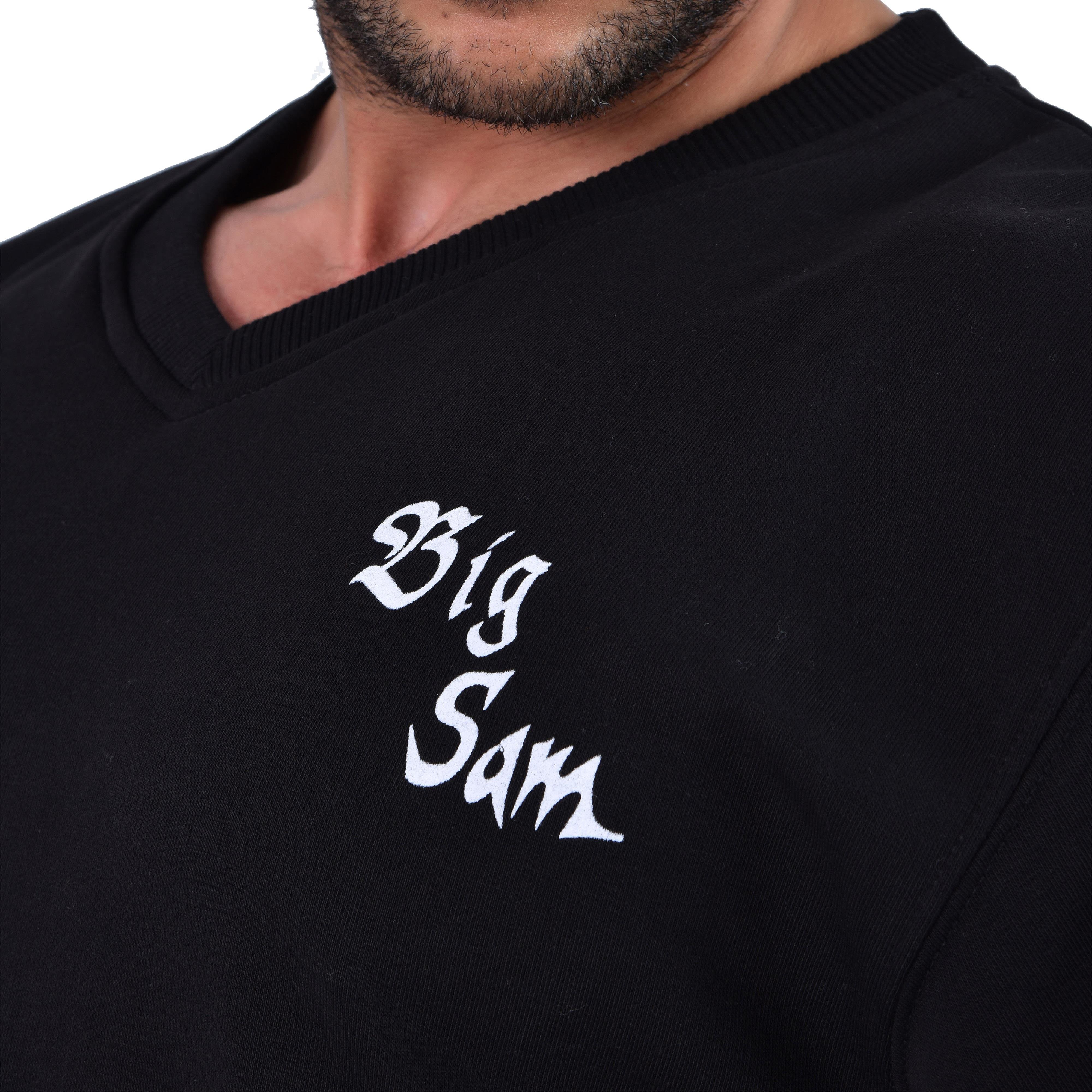 Men's Oversized Patterned Sweatshirt