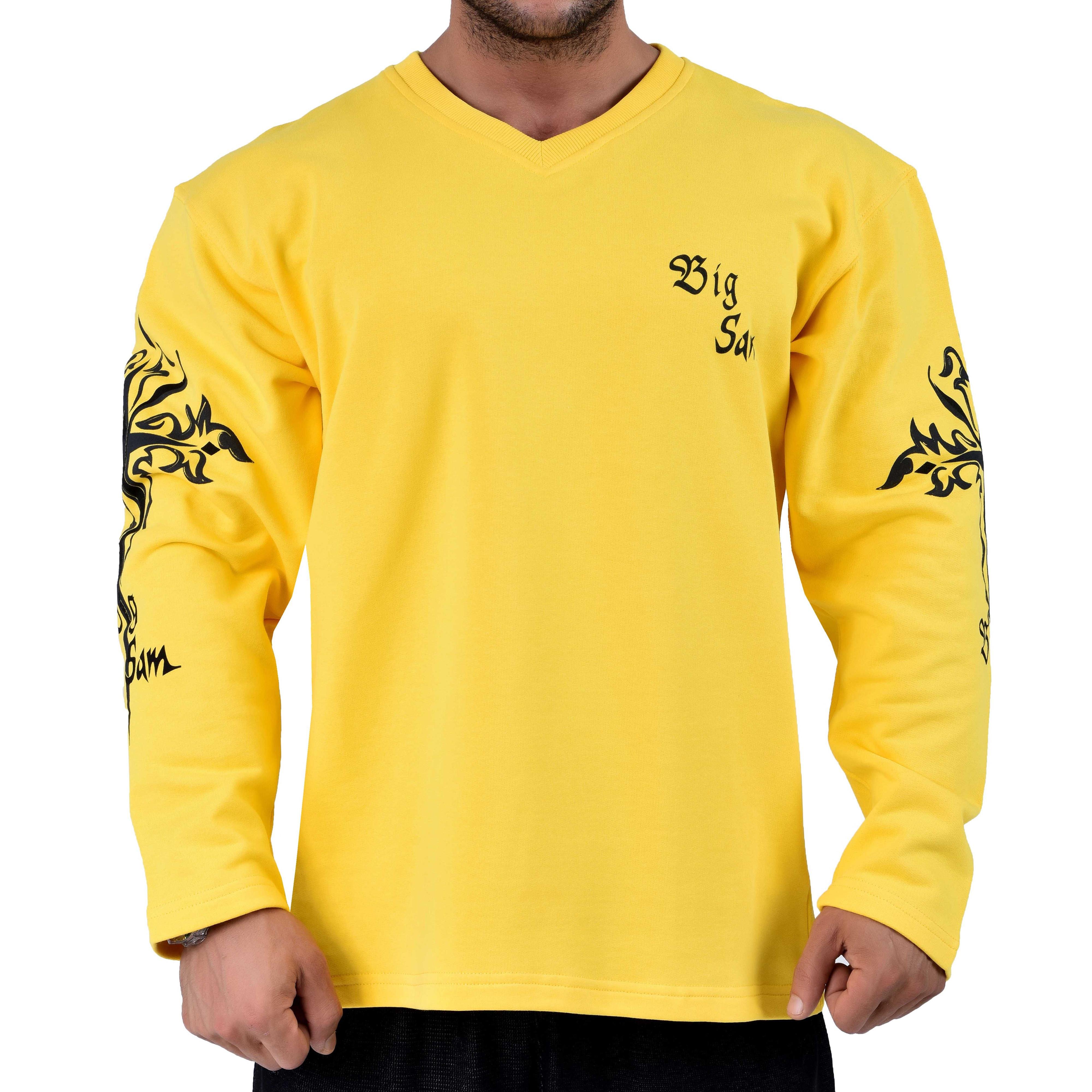 Men's Oversized Patterned Sweatshirt