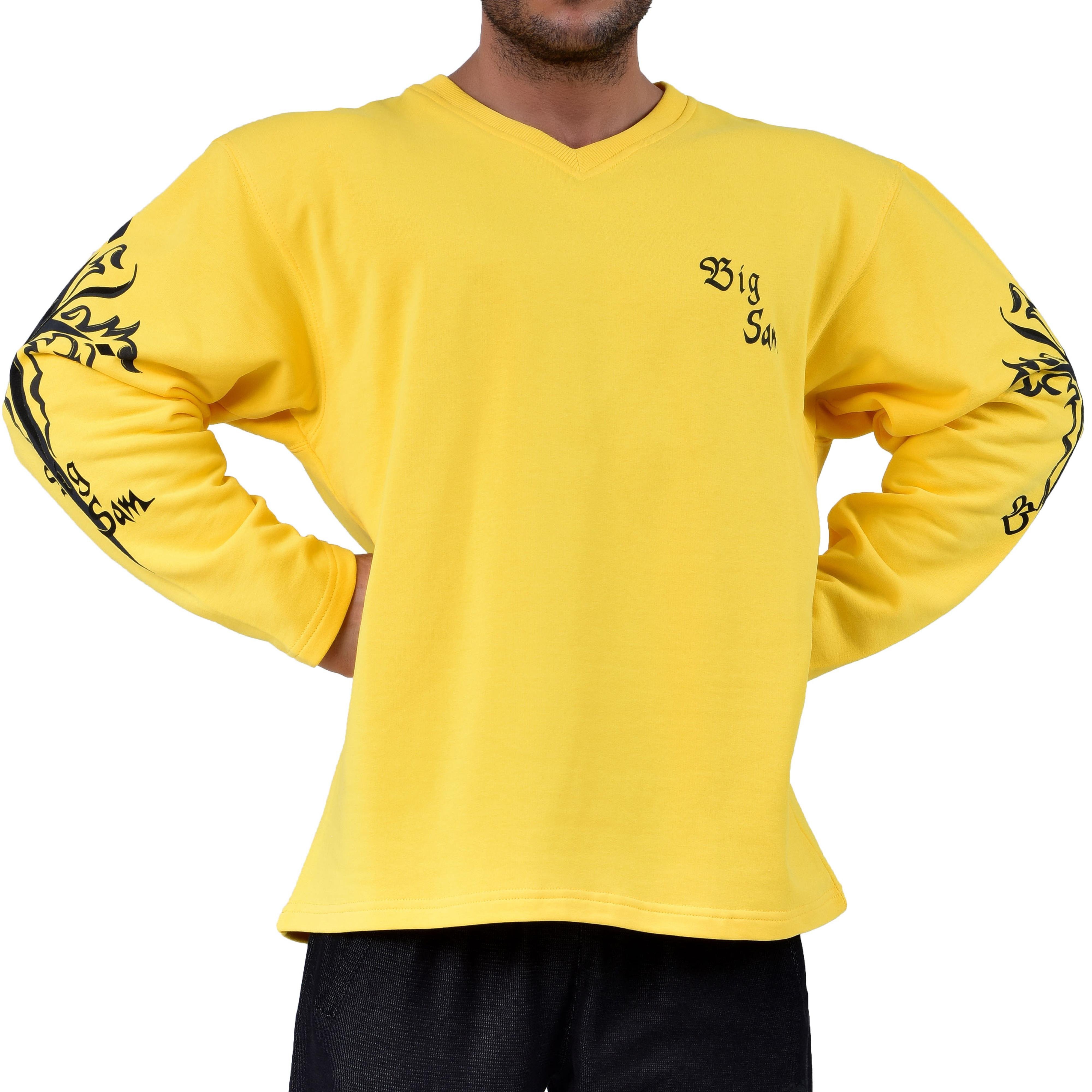 Men's Oversized Patterned Sweatshirt