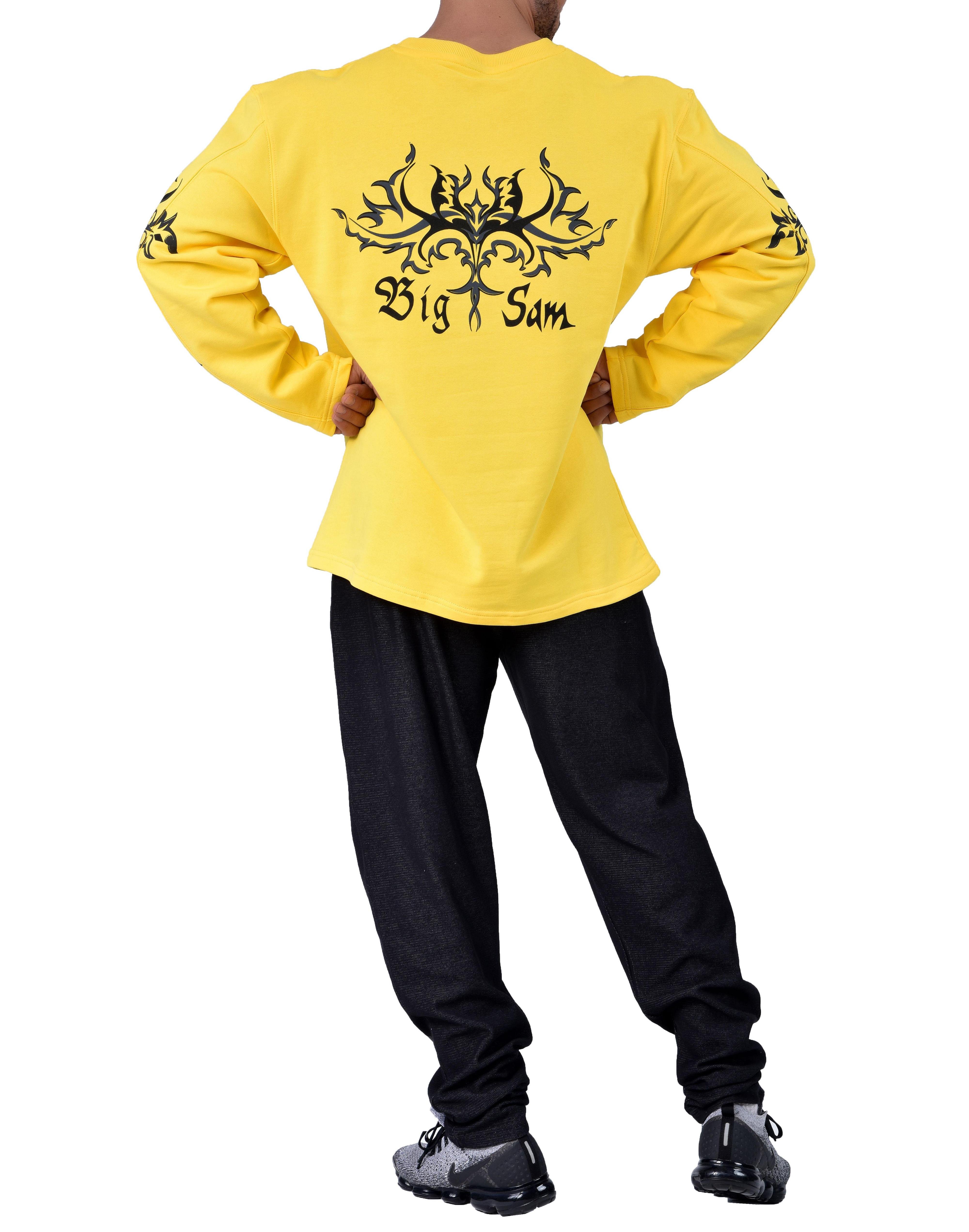 Men's Oversized Patterned Sweatshirt