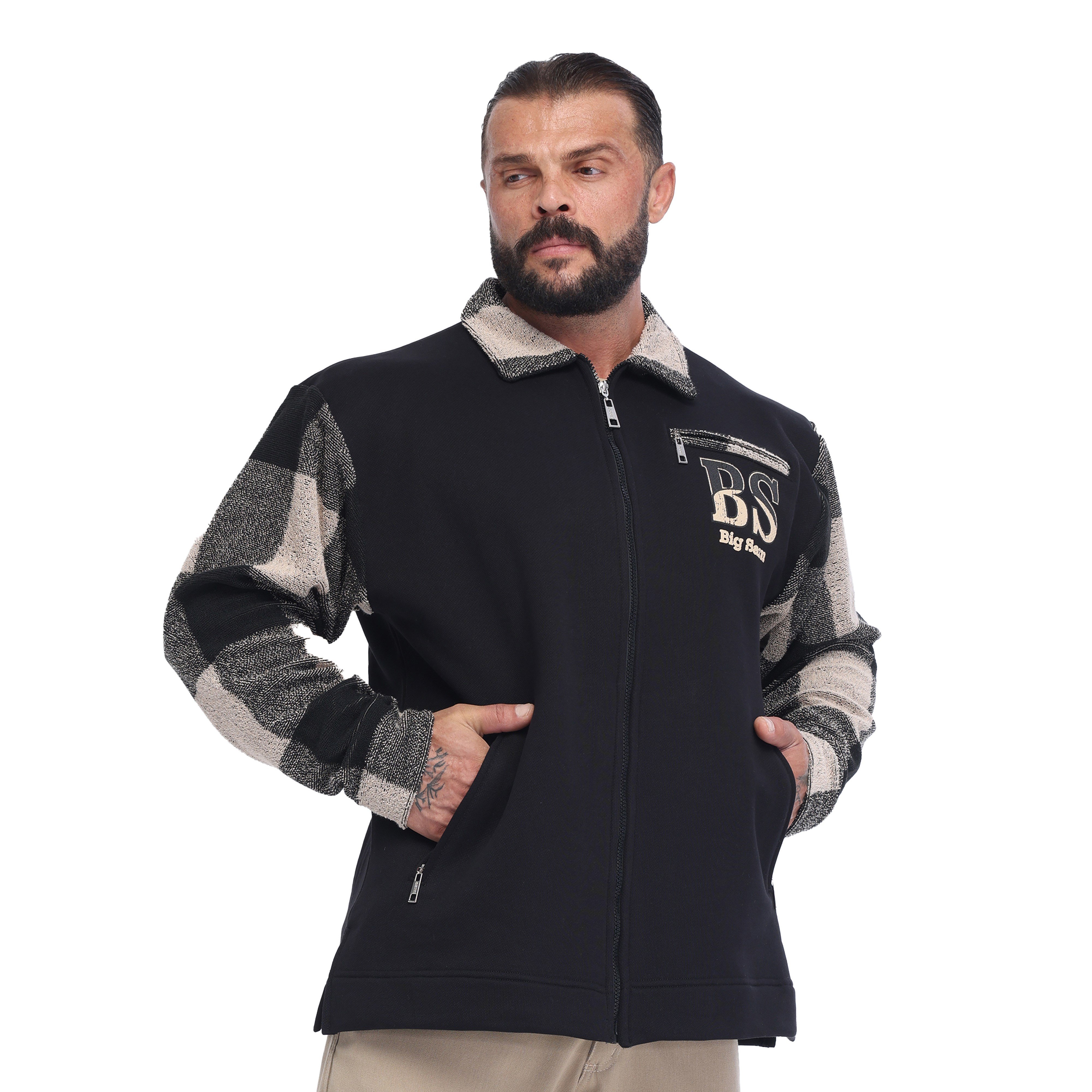 Men's Oversized Zip-Up Winter Casual Jacket