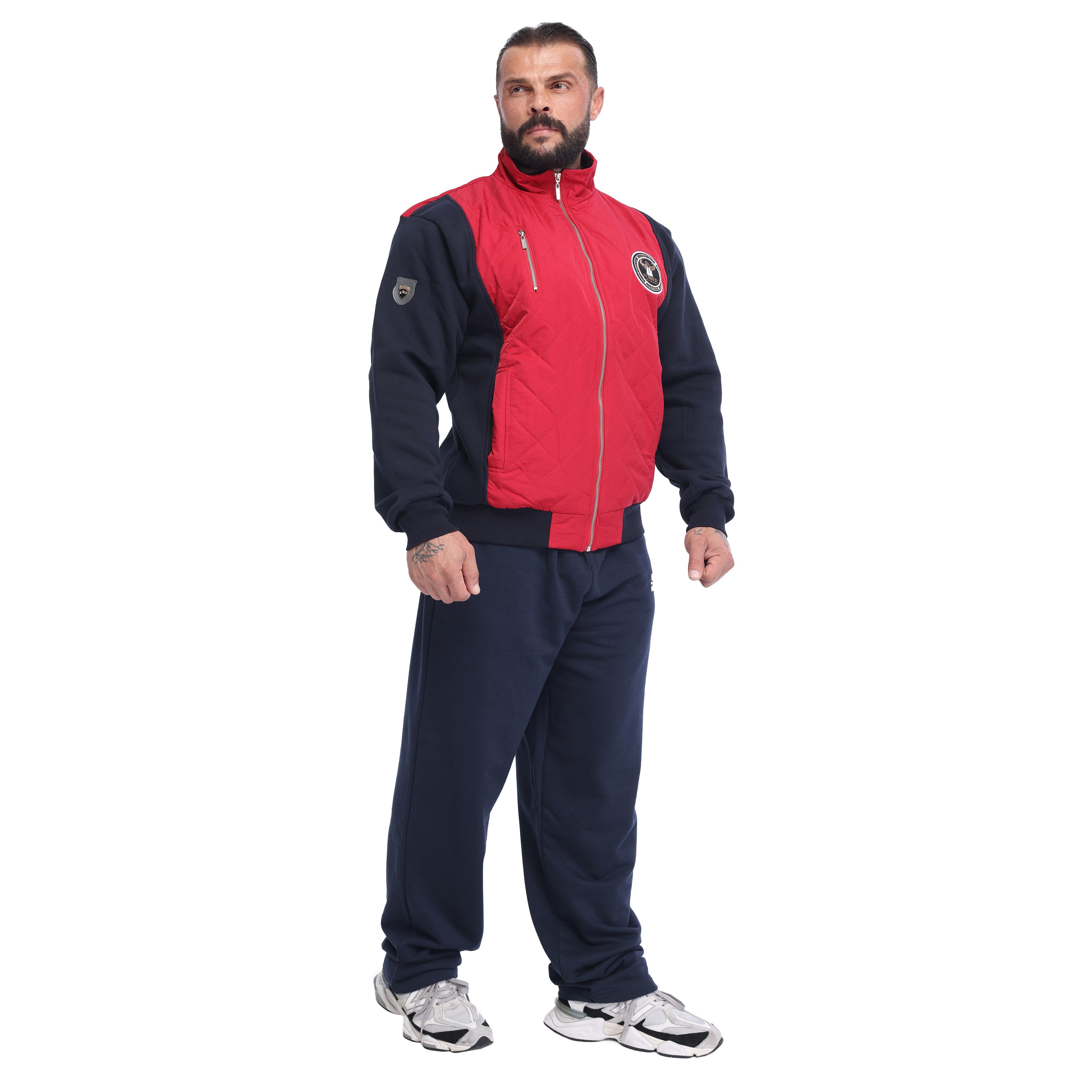 Men's Relaxed-Fit Quilted Full-Zip Athletic Jacket Big Sam 3599
