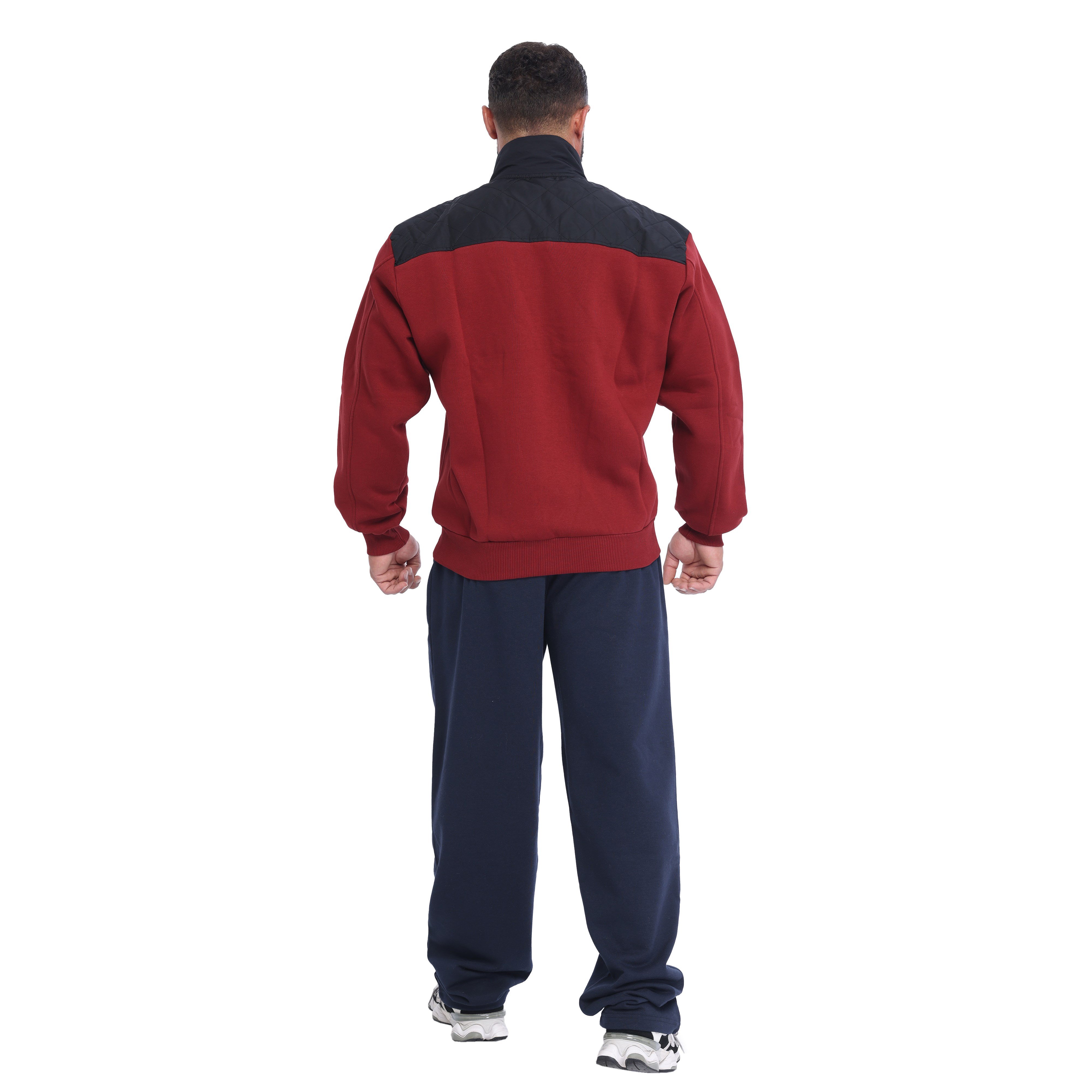 Men's Relaxed-Fit Quilted Full-Zip Athletic Jacket Big Sam 3596