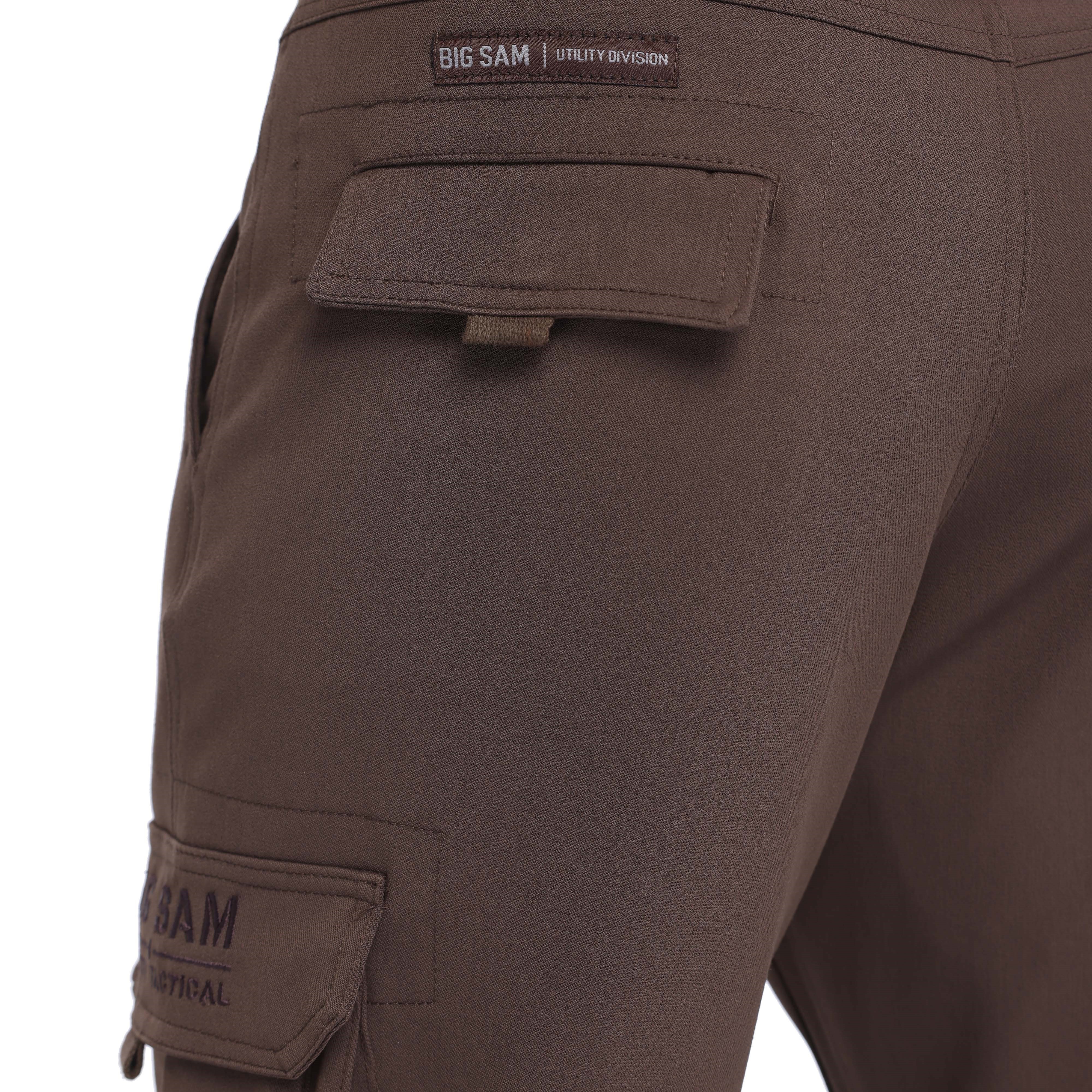 Men's Relaxed-Fit, Technical Fabric Cargo Pants