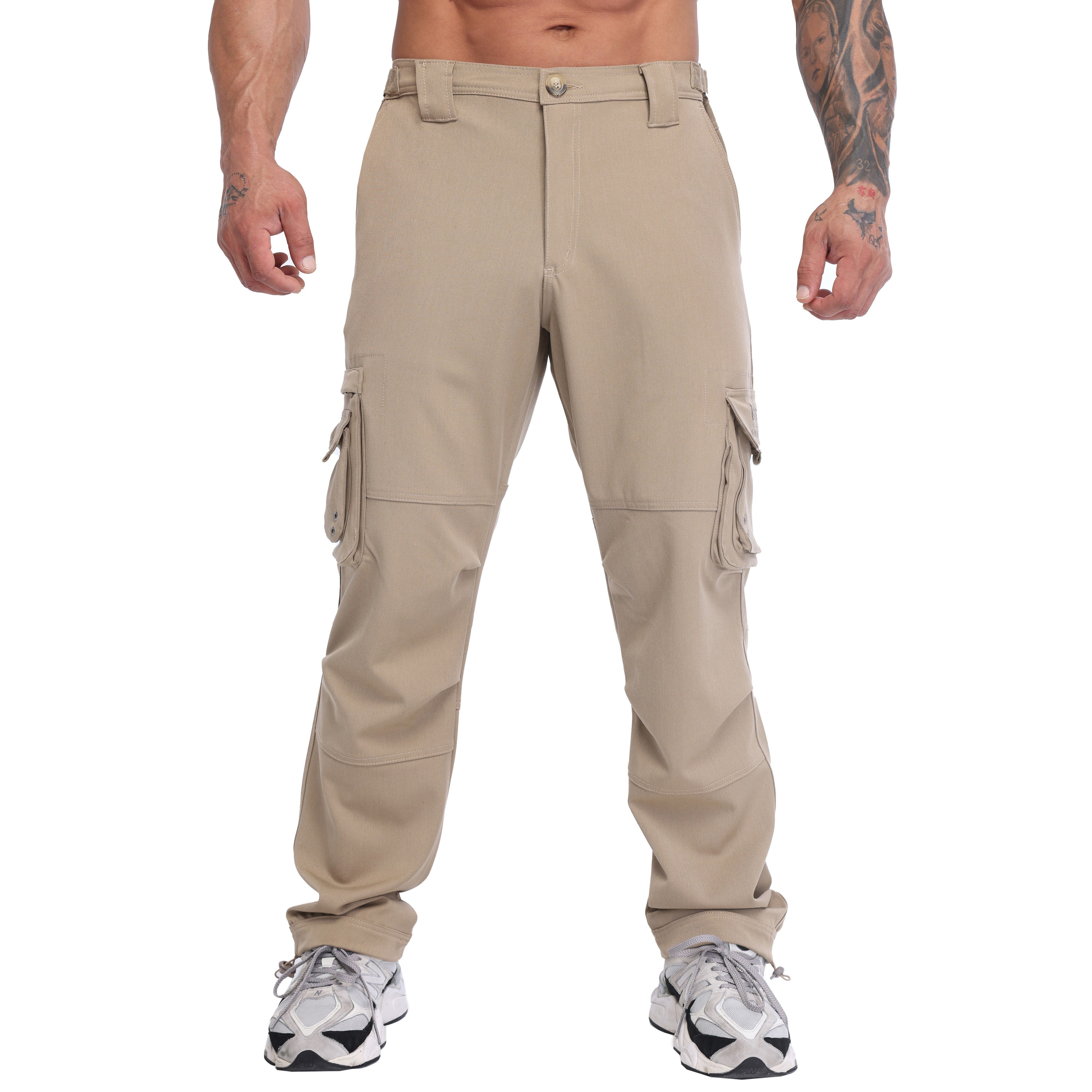 Men's Relaxed-Fit, Technical Fabric Cargo Pants