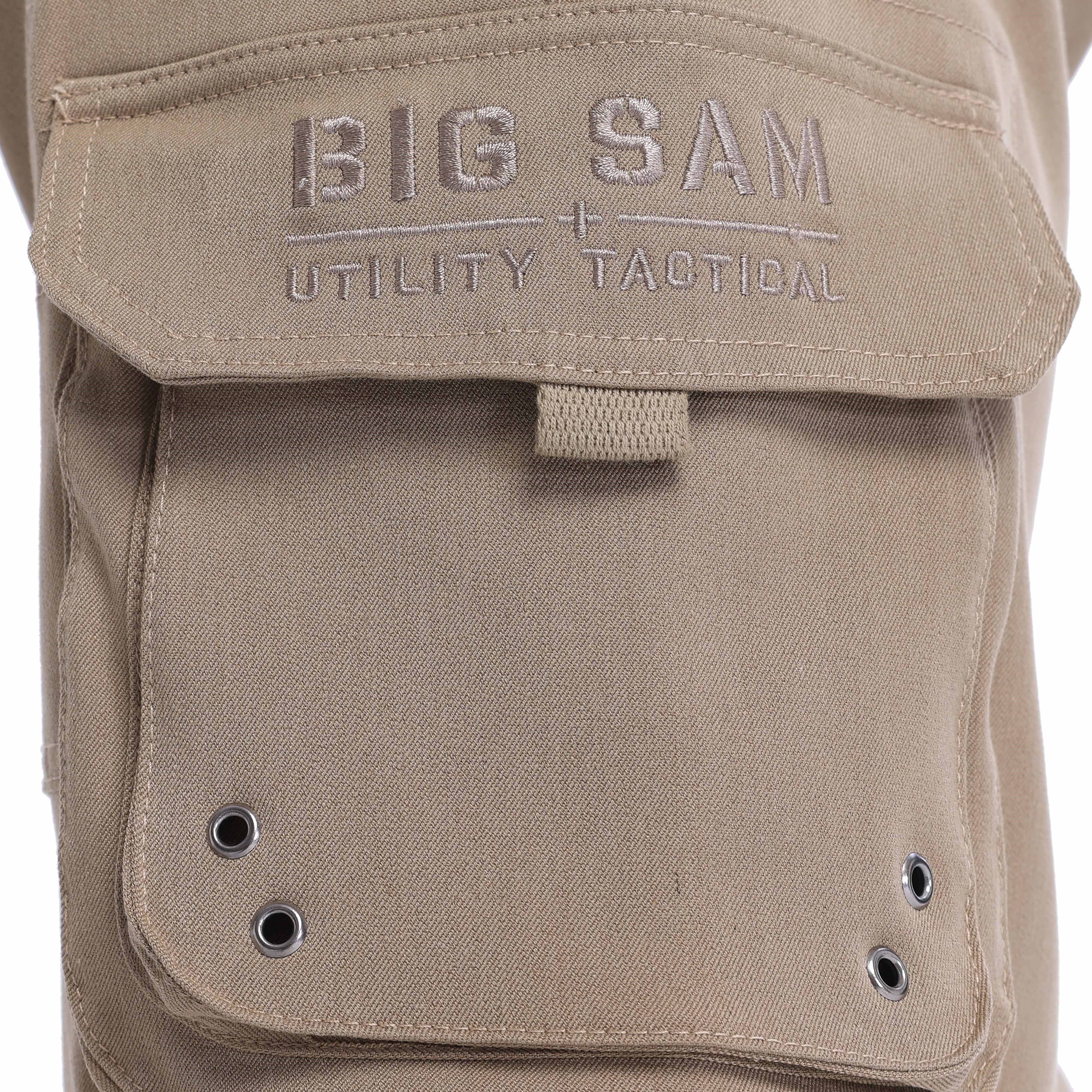 Men's Relaxed-Fit, Technical Fabric Cargo Pants