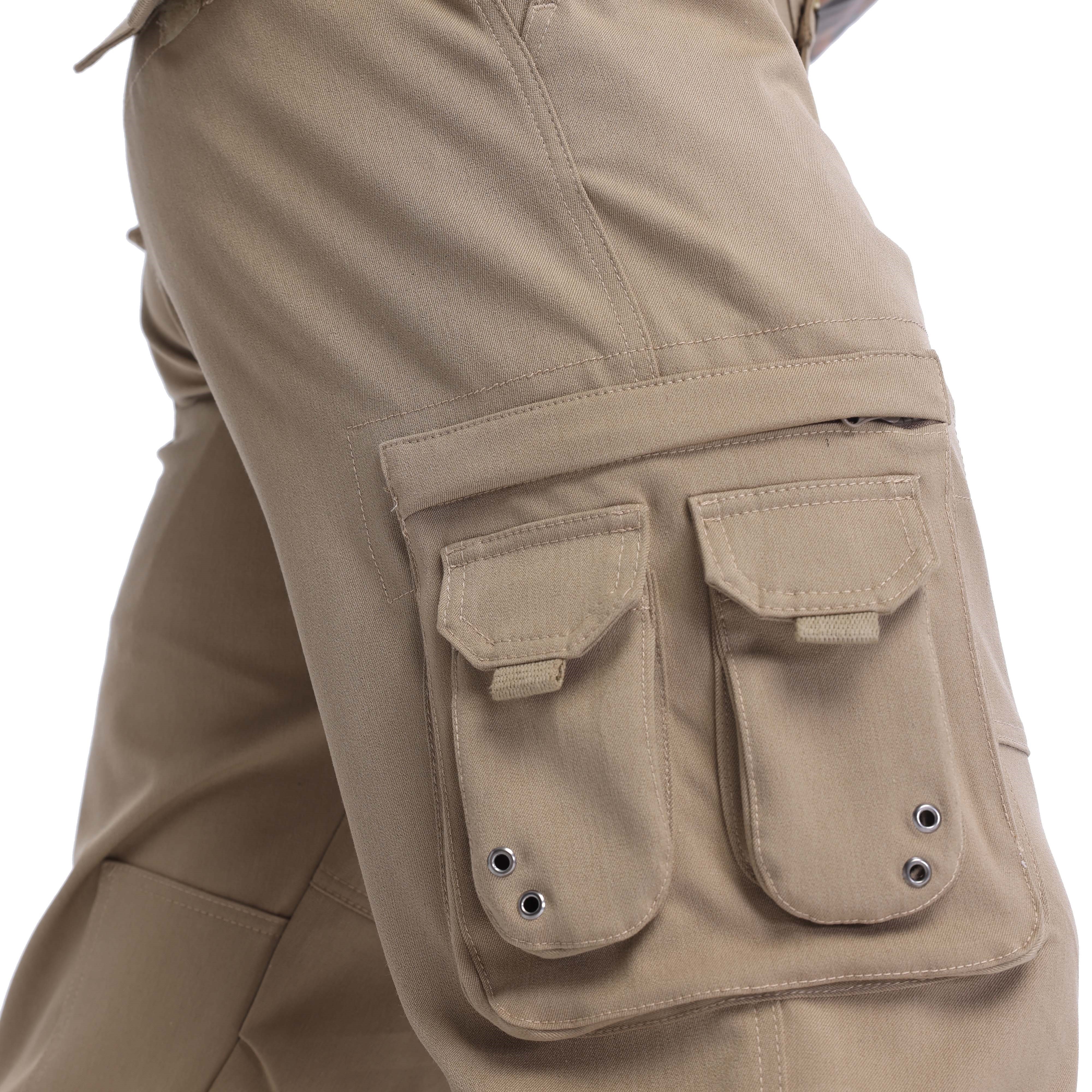 Men's Relaxed-Fit, Technical Fabric Cargo Pants