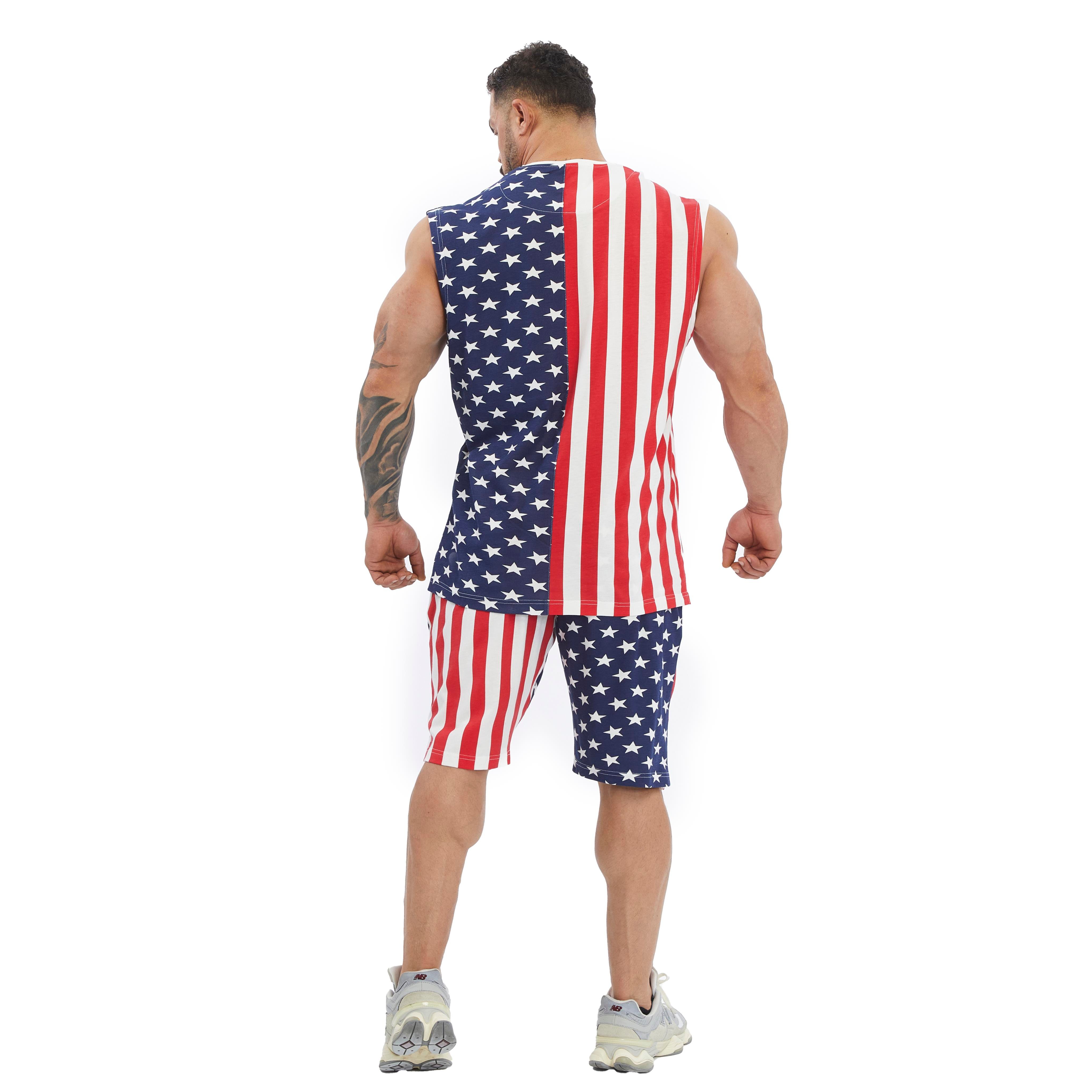 Men's Sleeveless T-shirt Cotton Gym Tank Top