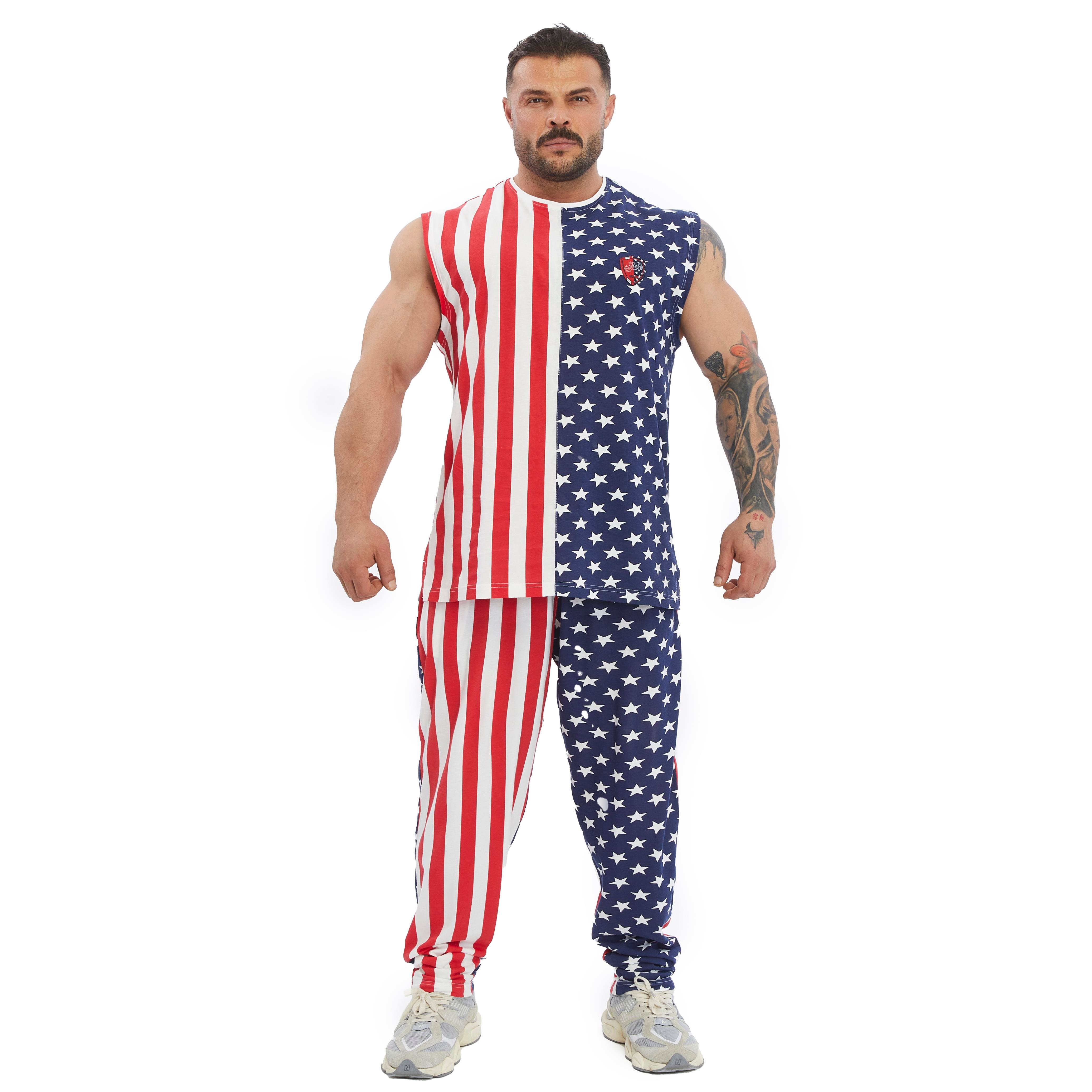 Men's Sleeveless T-shirt Cotton Gym Tank Top