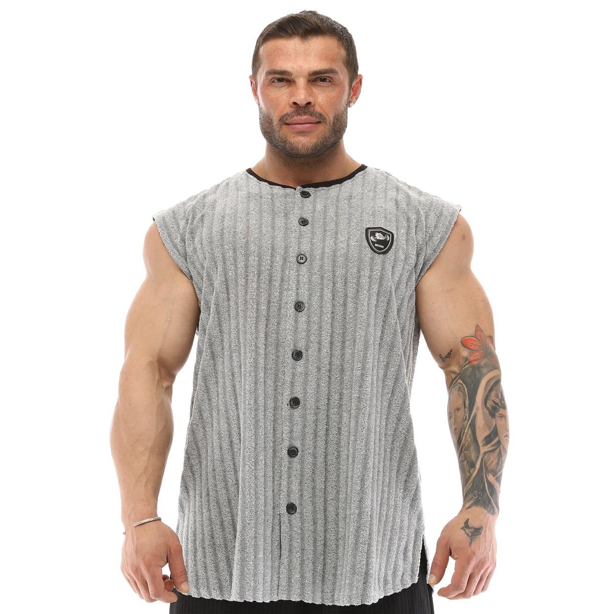 Men's Sleeveless Towel Gym Shirt