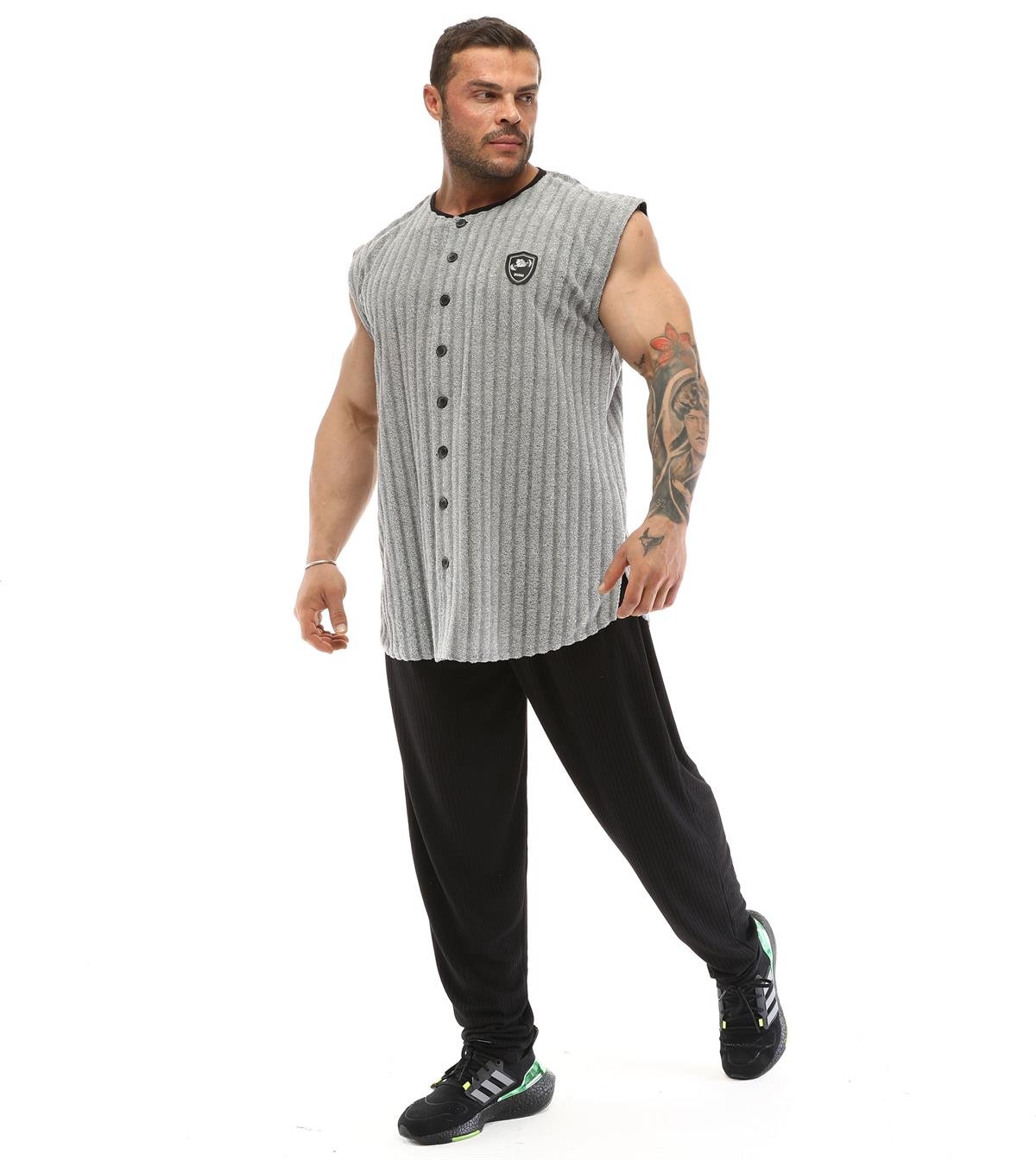 Men's Sleeveless Towel Gym Shirt