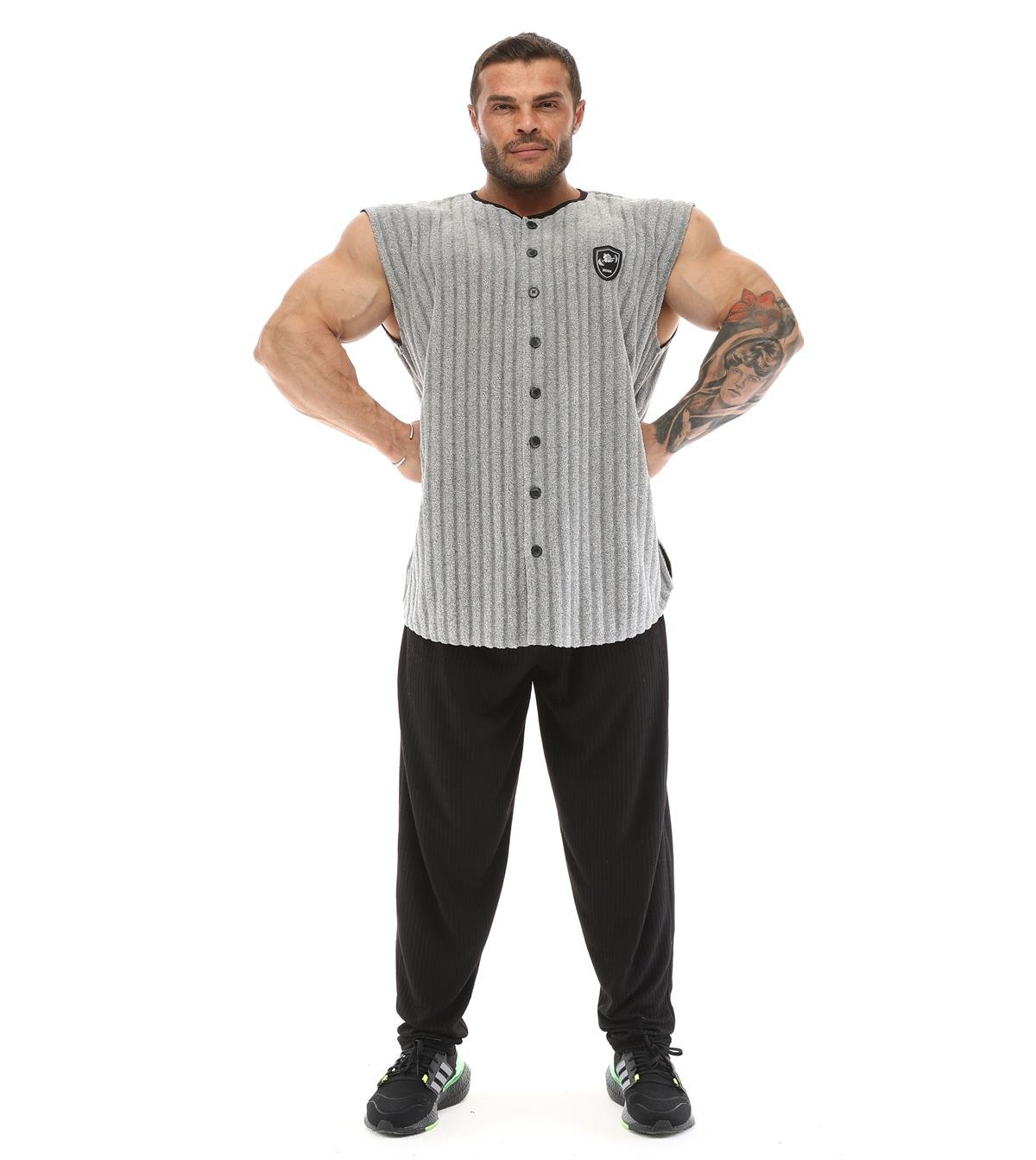 Men's Sleeveless Towel Gym Shirt