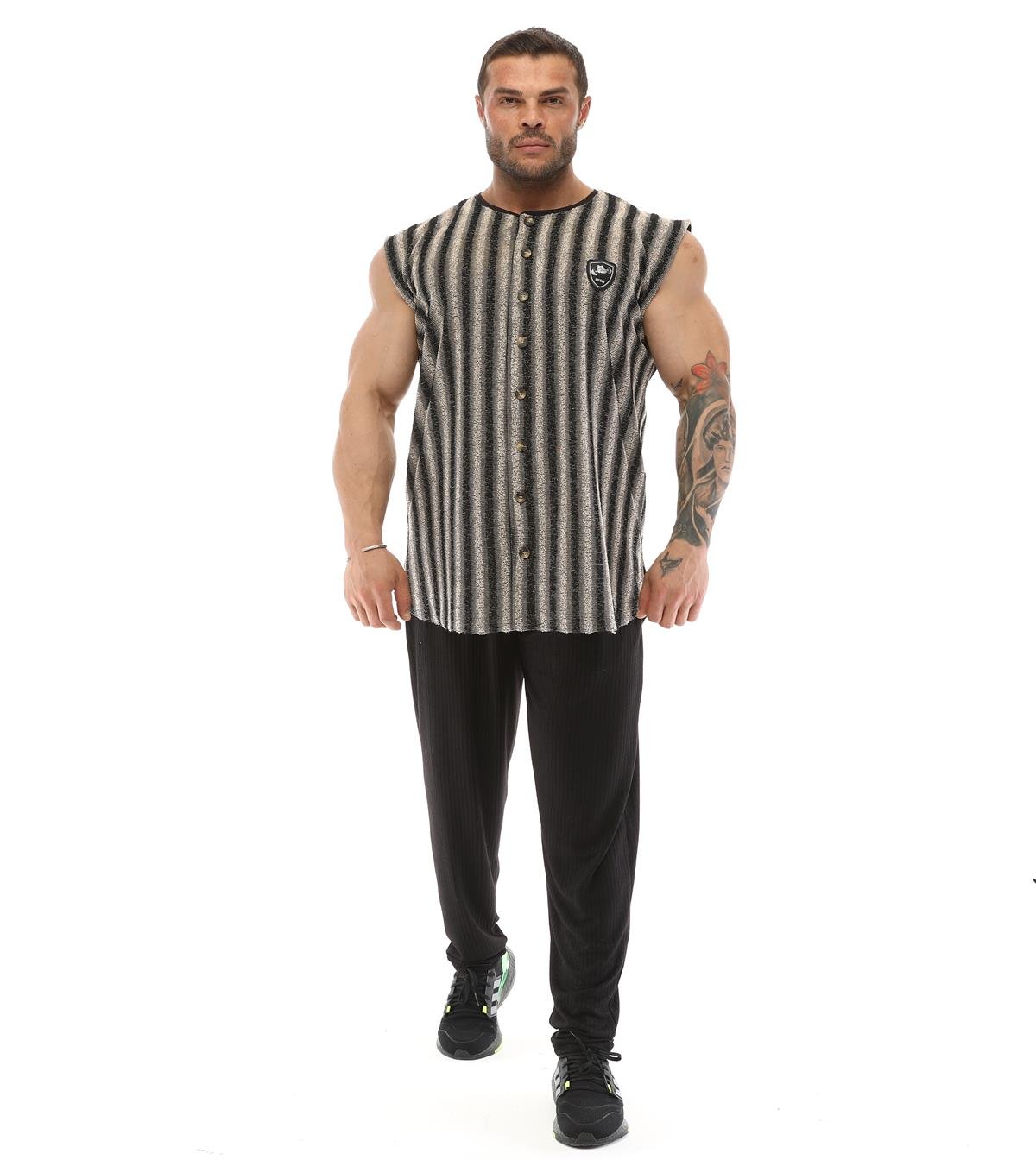 Men's Sleeveless Towel Gym Shirt