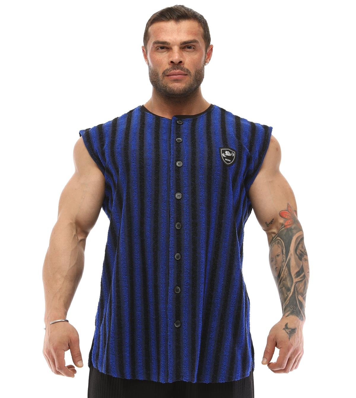 Men's Sleeveless Towel Gym Shirt