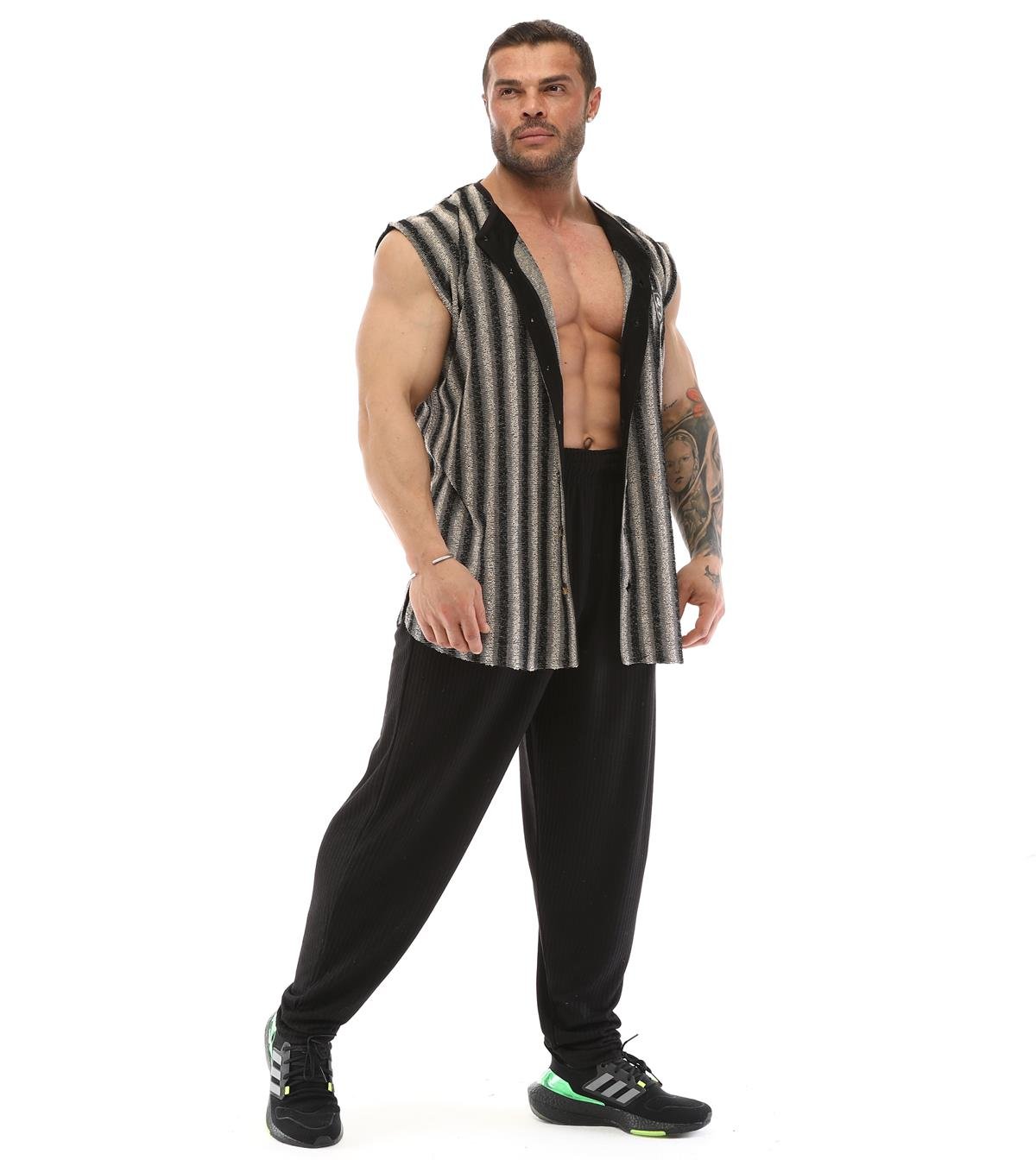 Men's Sleeveless Towel Gym Shirt