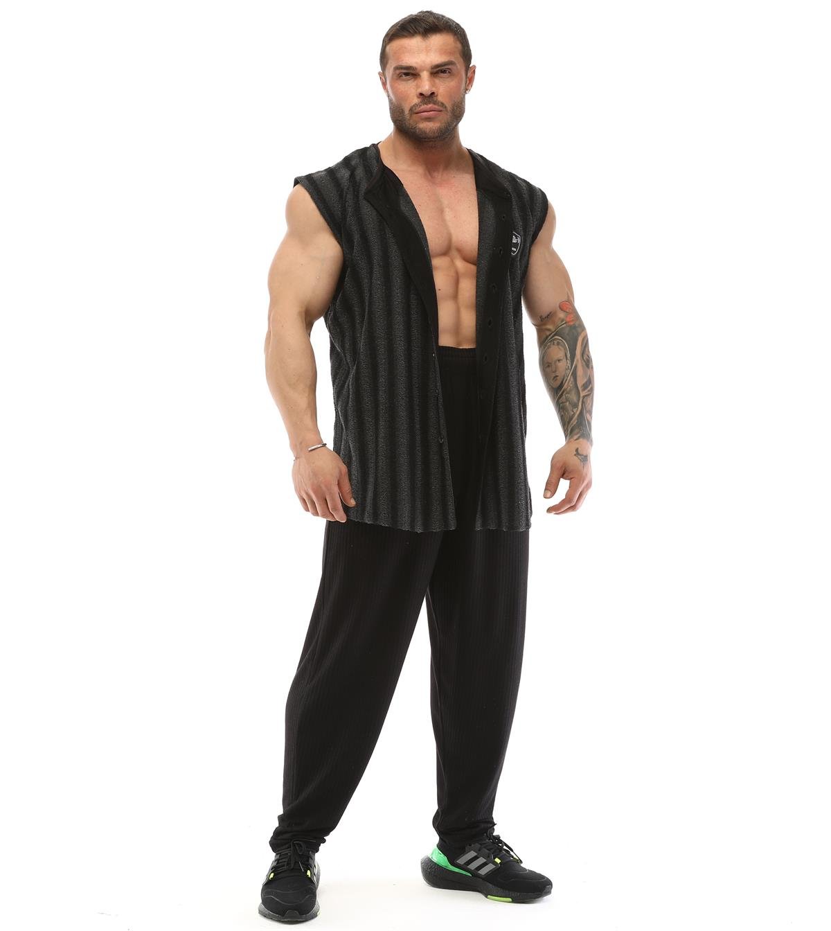 Men's Sleeveless Towel Gym Shirt