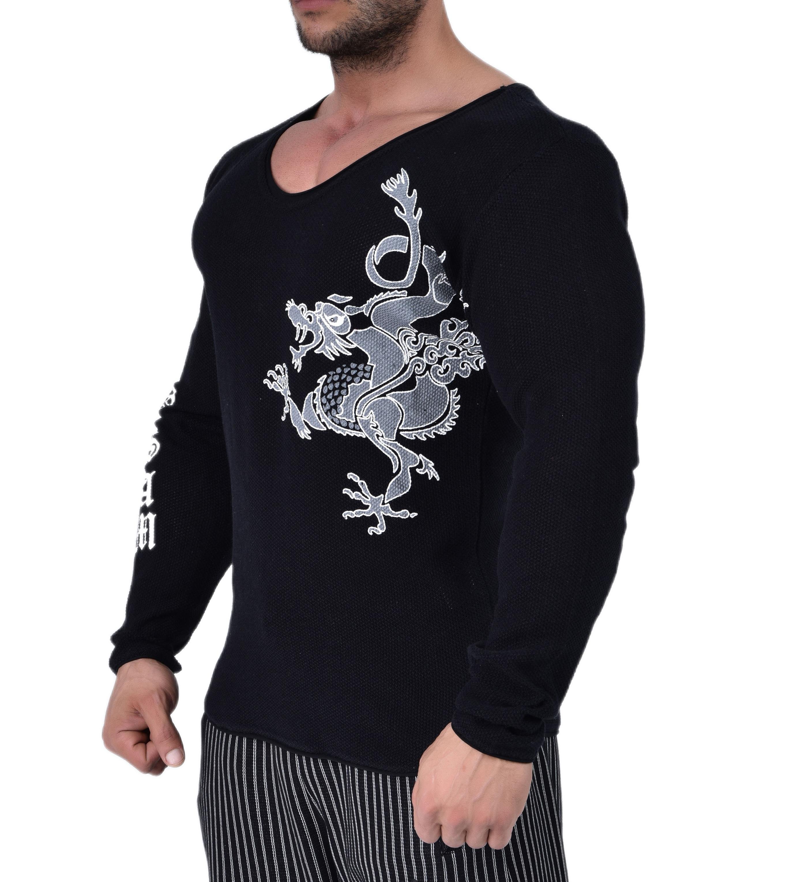 Men's Slim Fit Long Sleeve Knitwear