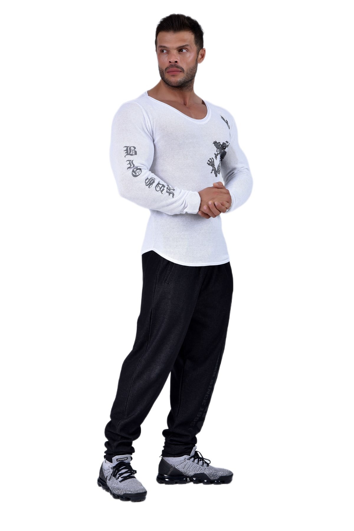 Men's Slim Fit Long Sleeve Knitwear