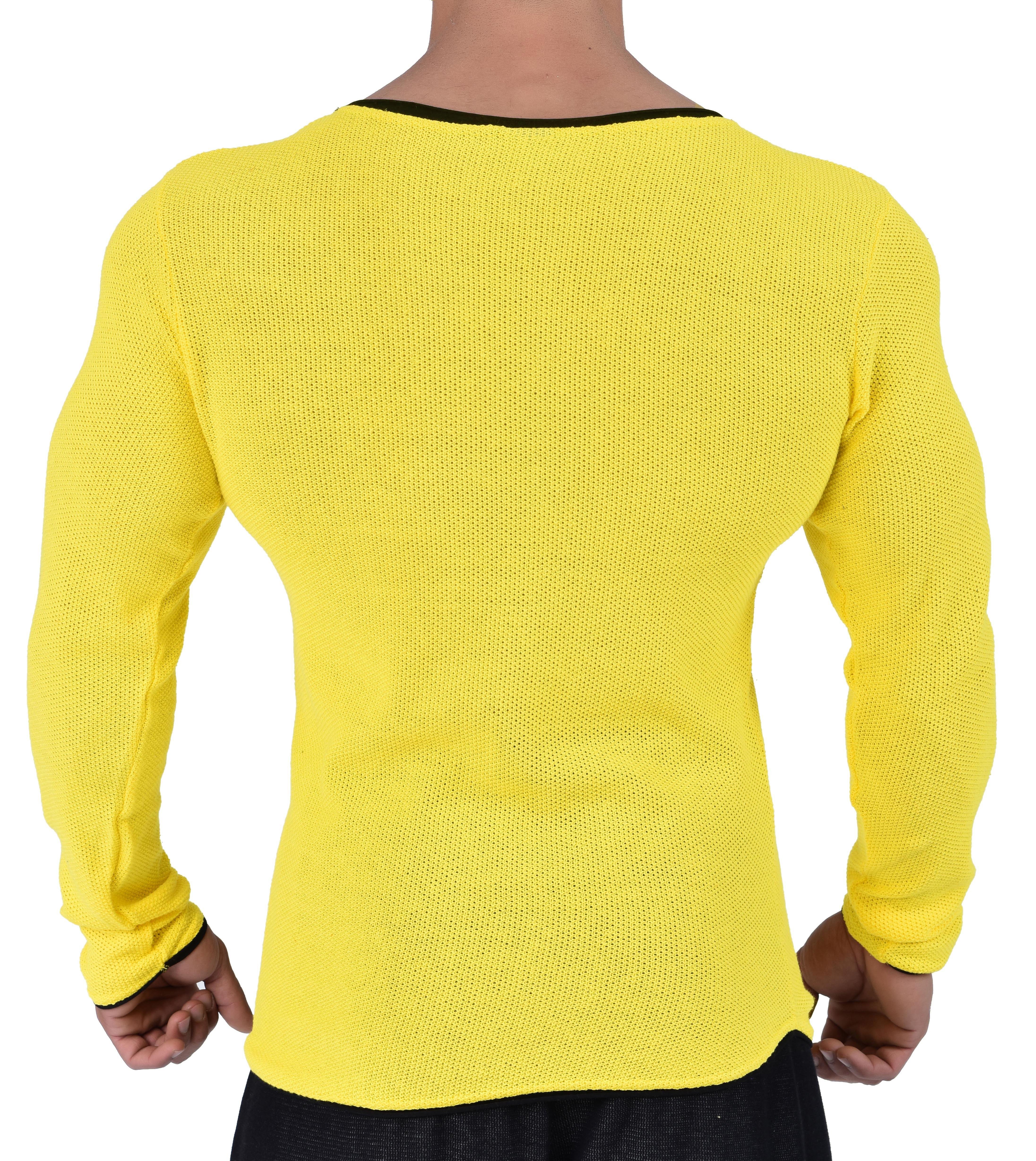 Men's Slim Fit Long Sleeve Knitwear