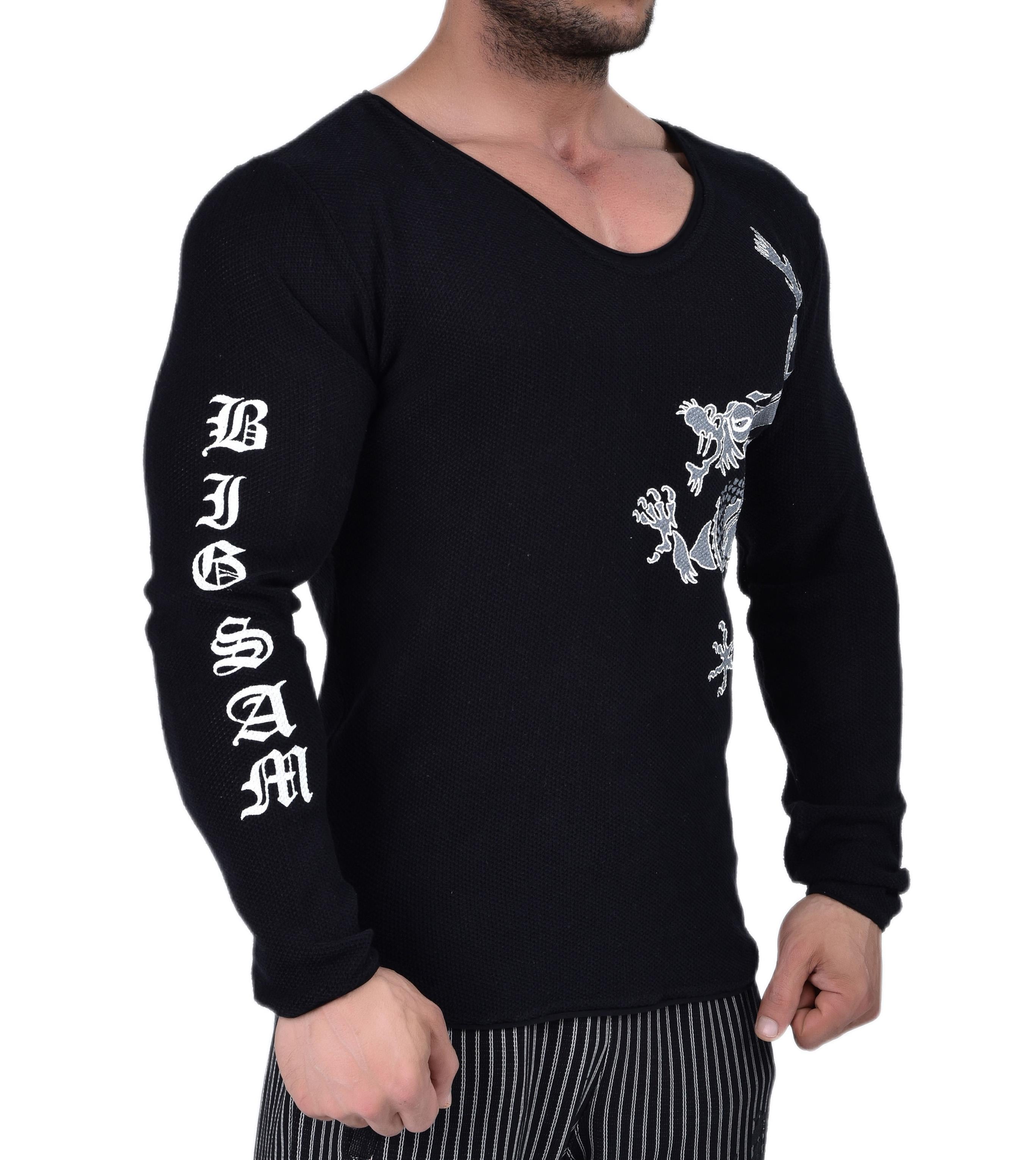 Men's Slim Fit Long Sleeve Knitwear