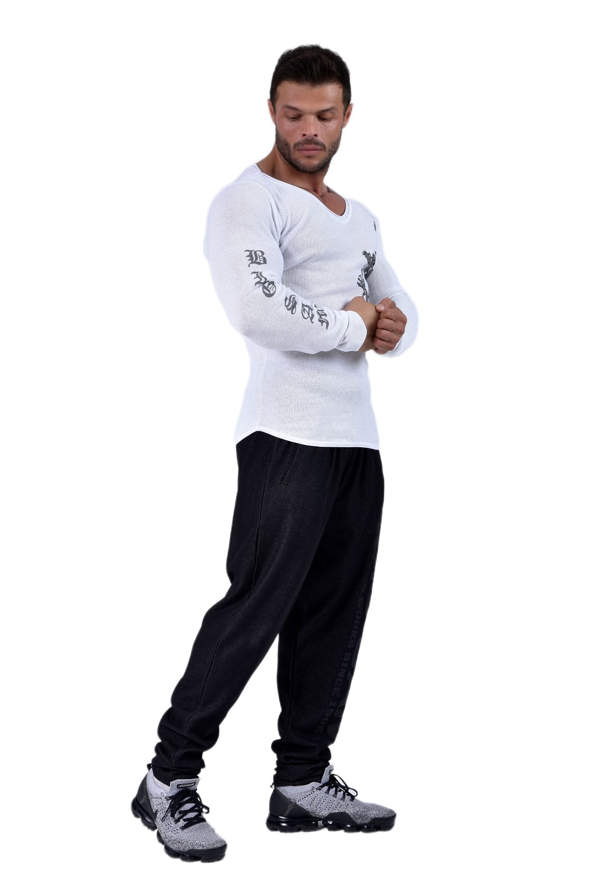 Men's Slim Fit Long Sleeve Knitwear