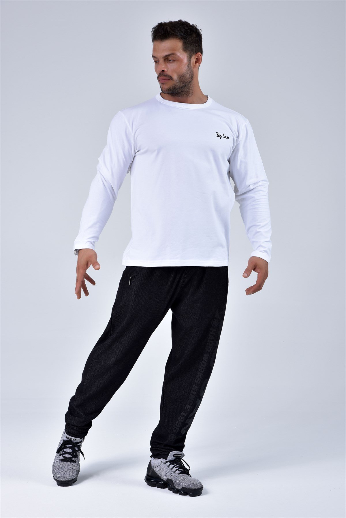 Men's Slim Fit Long Sleeve T-shirt
