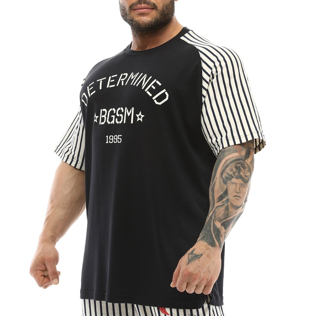 Men's Stripped Exclusive Rag Top T-shirt