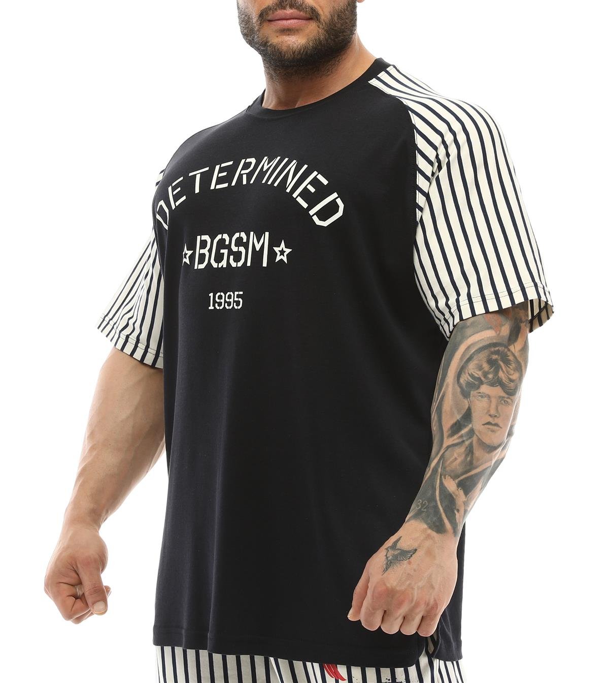 Men's Stripped Exclusive Rag Top T-shirt